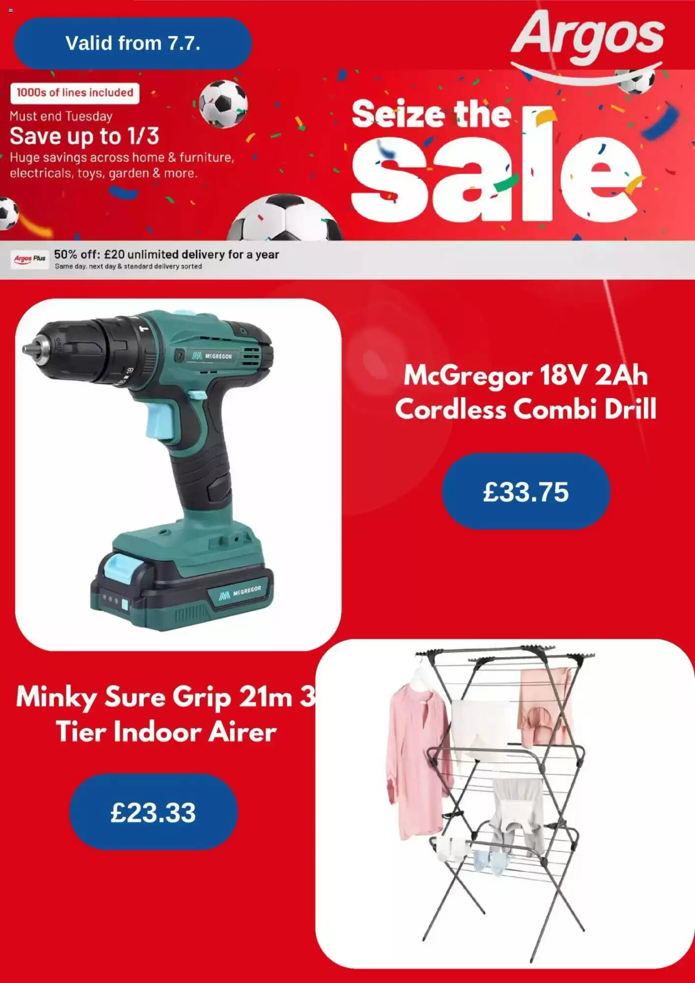 Argos offers valid from 07/07/2026 - Page 4.