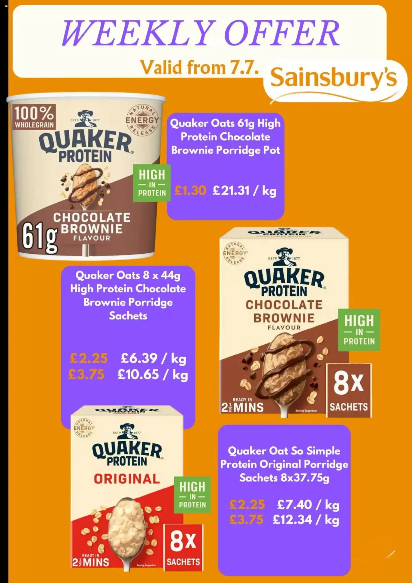 Sainsbury's offers valid from 07/07/2026 - Page 2.