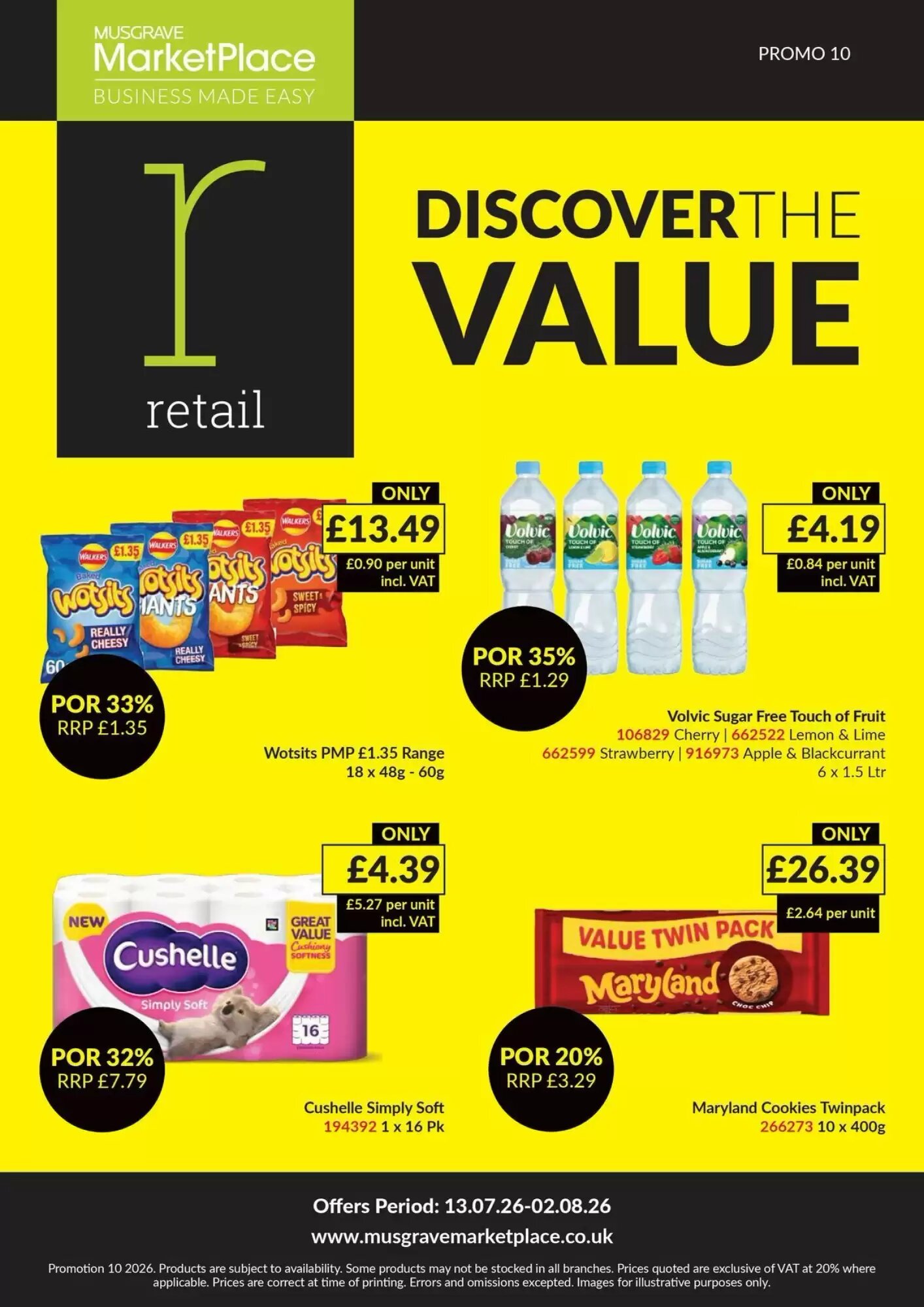 Musgrave MarketPlace offers valid from 13/07/2026 - Page 1.