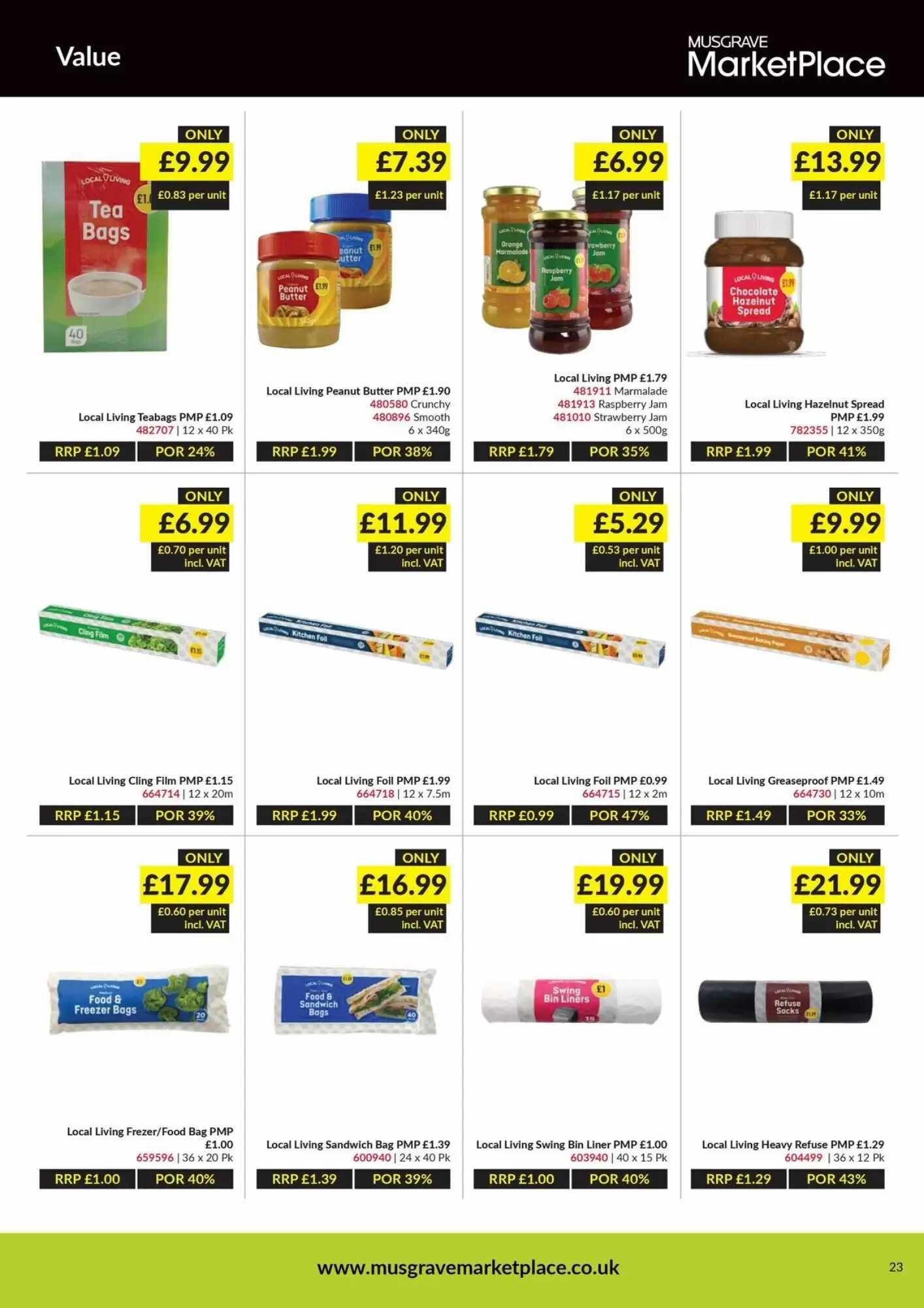 Musgrave MarketPlace offers valid from 13/07/2026 - Page 23.