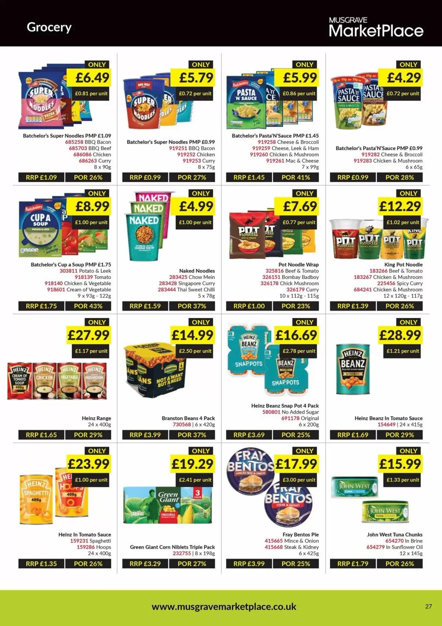 Musgrave MarketPlace offers valid from 13/07/2026 - Page 27.