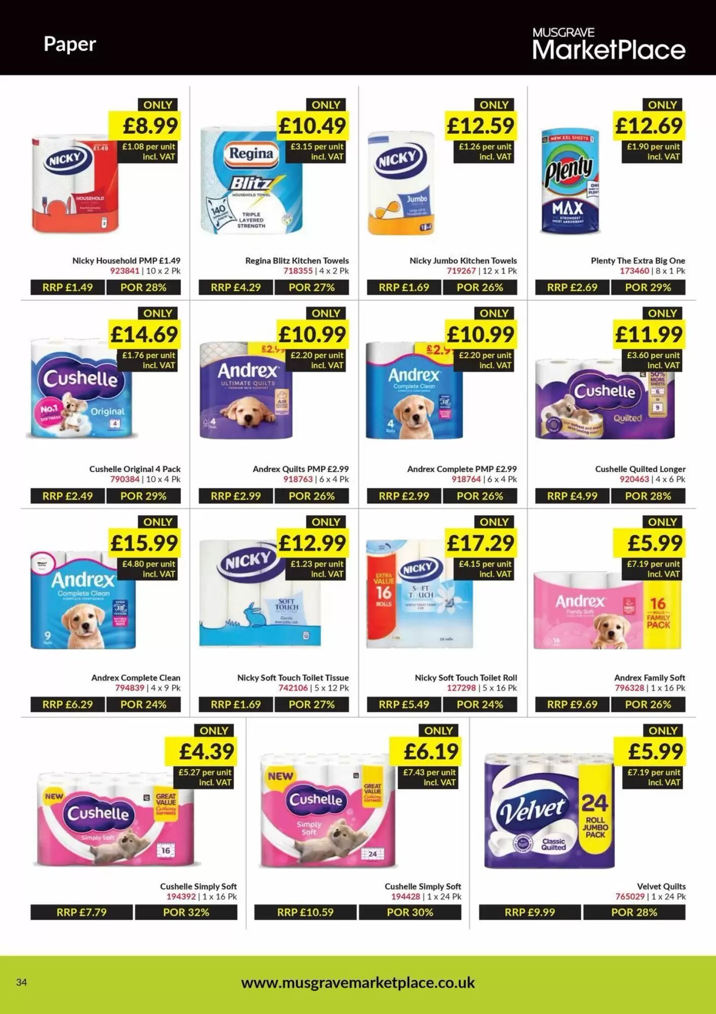 Musgrave MarketPlace offers valid from 13/07/2026 - Page 34.