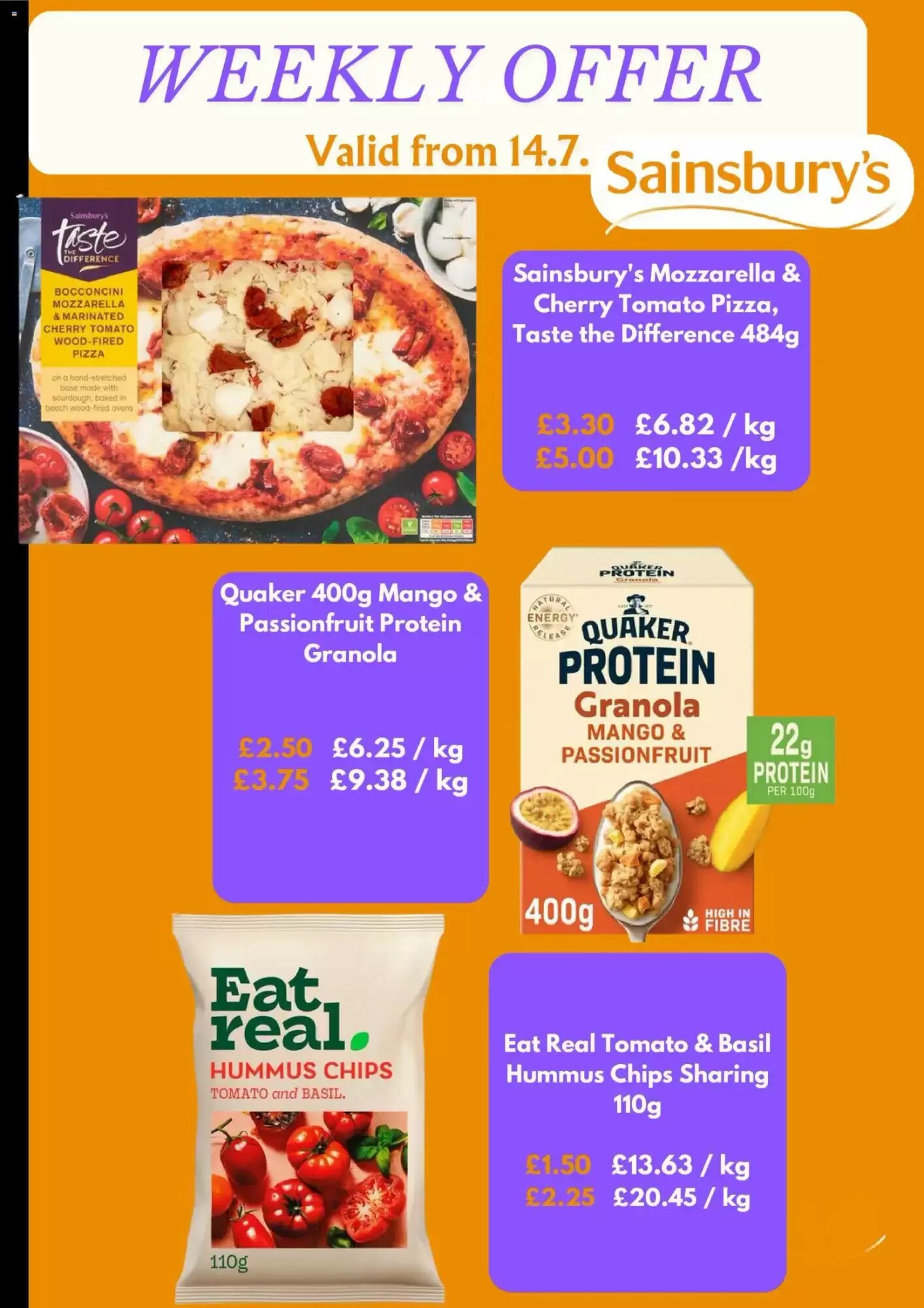 Sainsbury's offers valid from 14/07/2026 - Page 2.