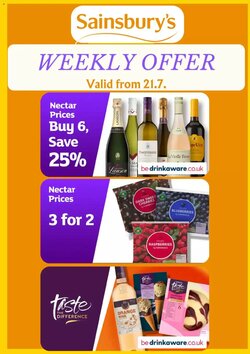 Sainsbury's offers valid from 21/07/2026