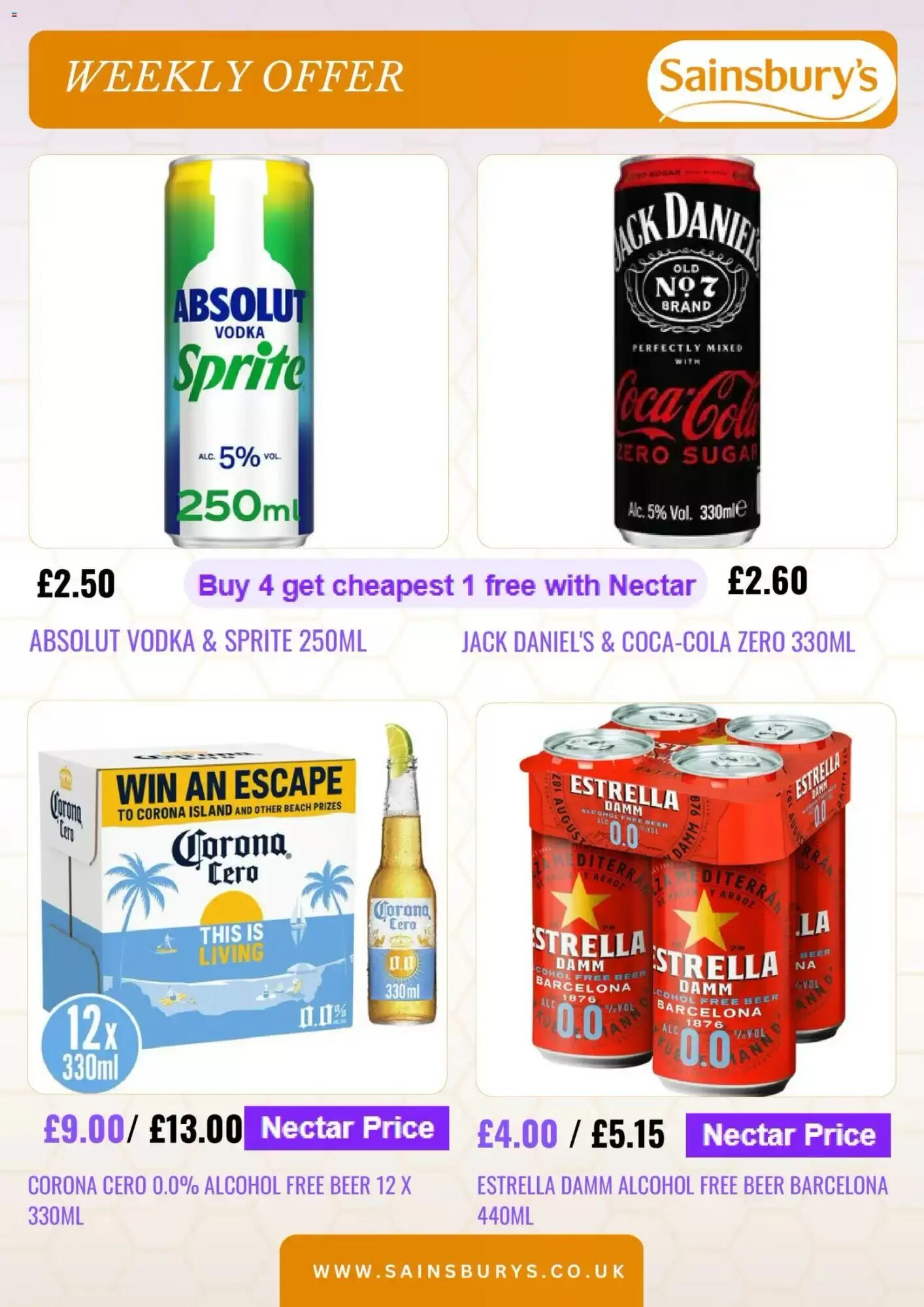Sainsbury's offers valid from 21/07/2026 - Page 4.