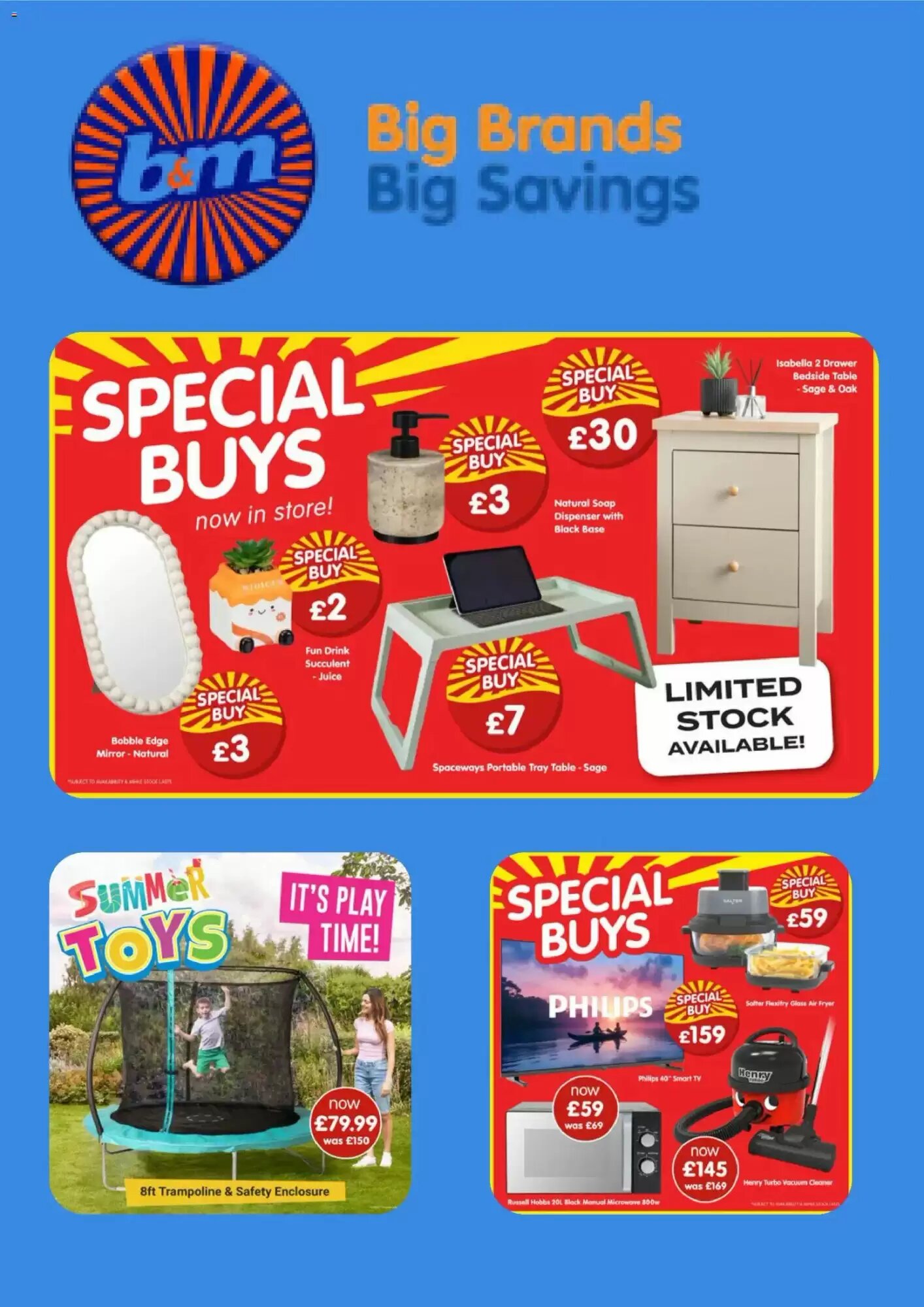 B&M Stores offers valid from 21/07/2026 - Page 1.