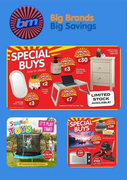 B&M Stores offers valid from 21/07/2026