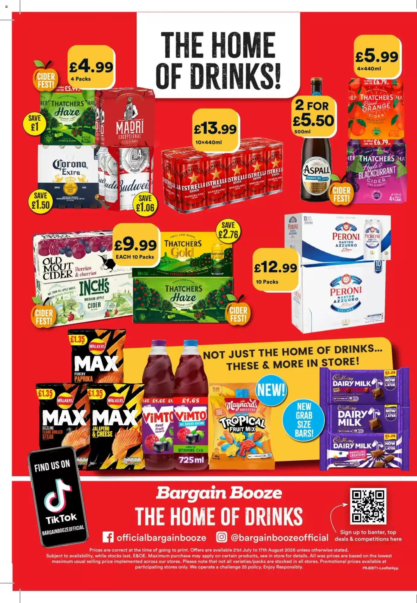 Bargain Booze offers valid from 21/07/2026 - Page 1.