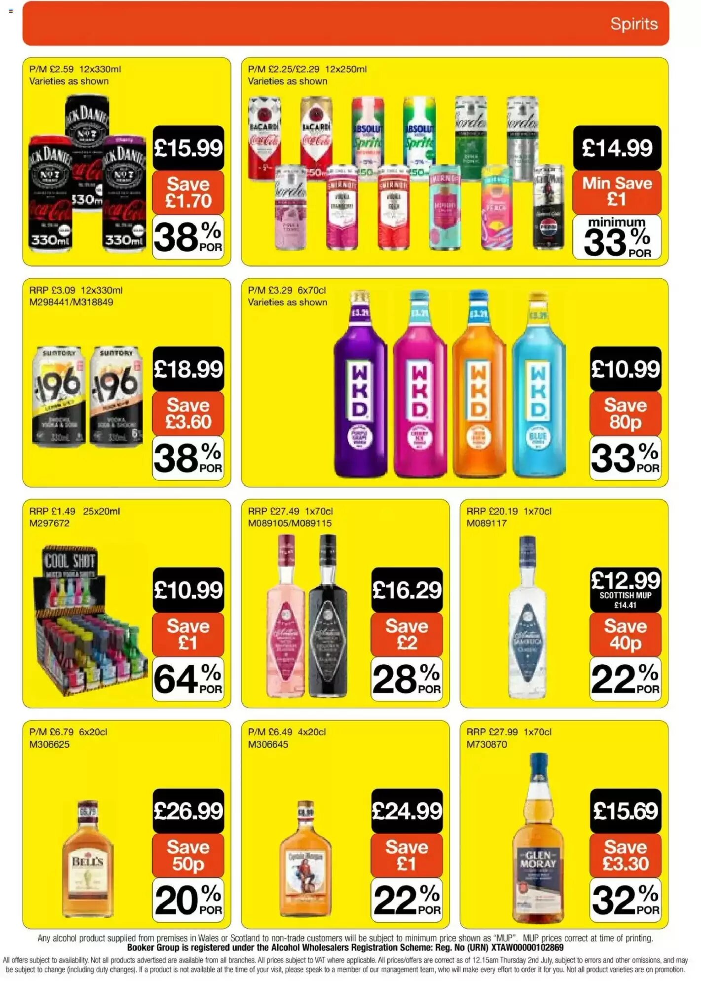 Booker Wholesale offers valid from 22/07/2026 - Page 17.