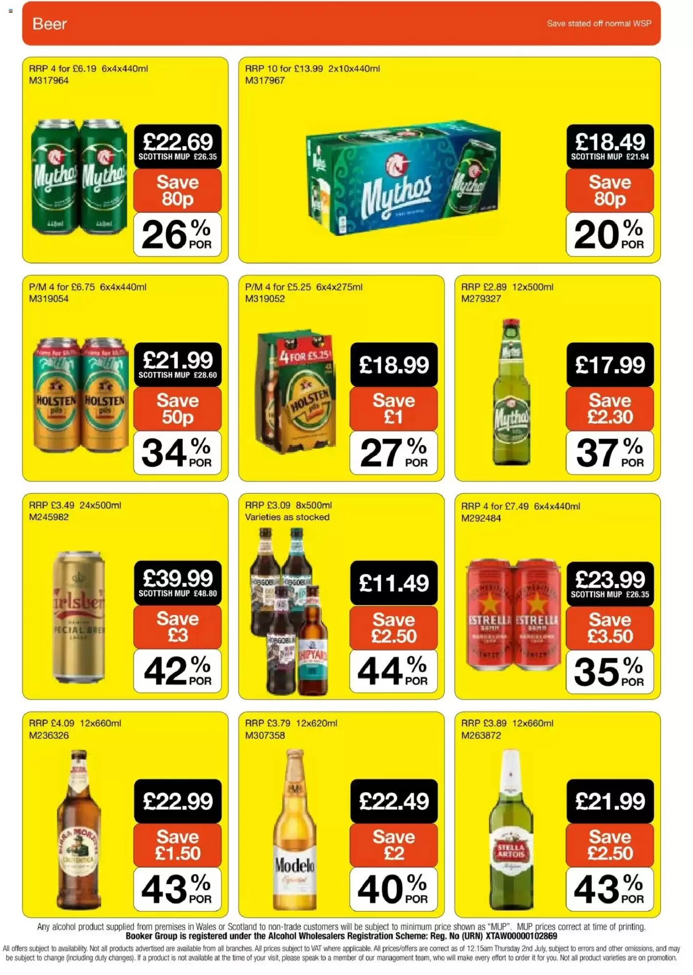 Booker Wholesale offers valid from 22/07/2026 - Page 22.