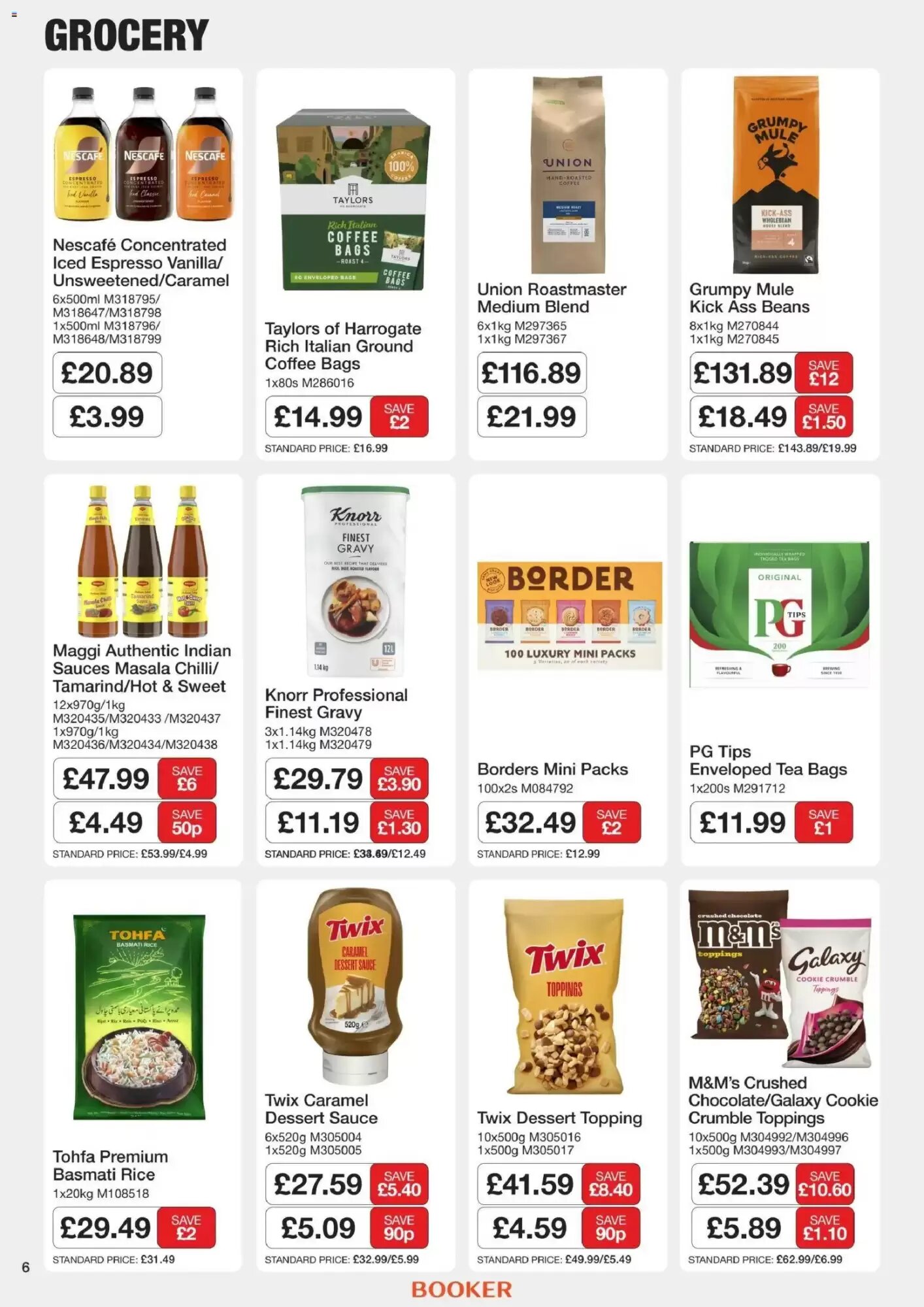 Booker Wholesale offers valid from 22/07/2026 - Page 6.