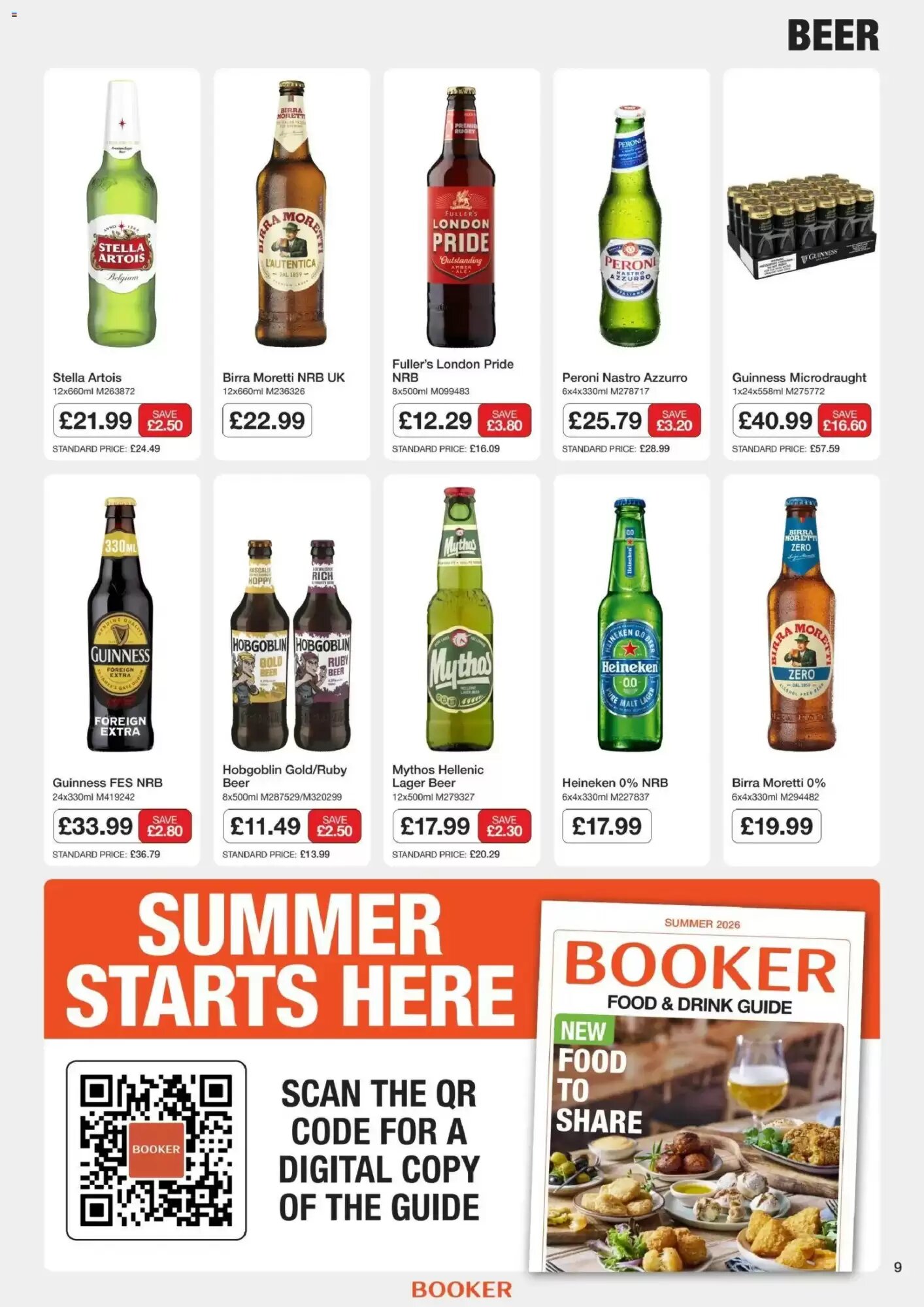 Booker Wholesale offers valid from 22/07/2026 - Page 9.