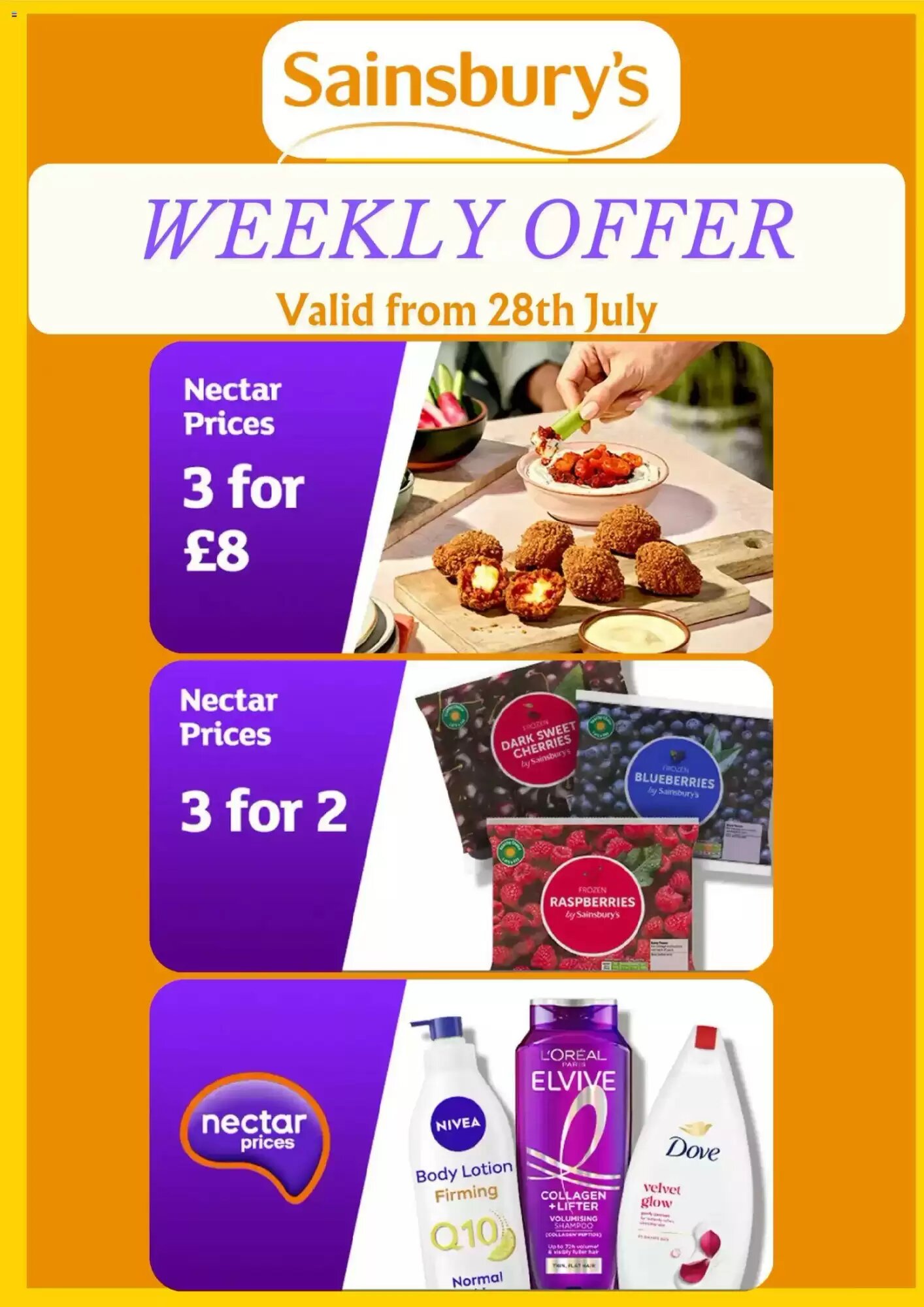 Sainsbury's offers valid from 28/07/2026 - Page 1.