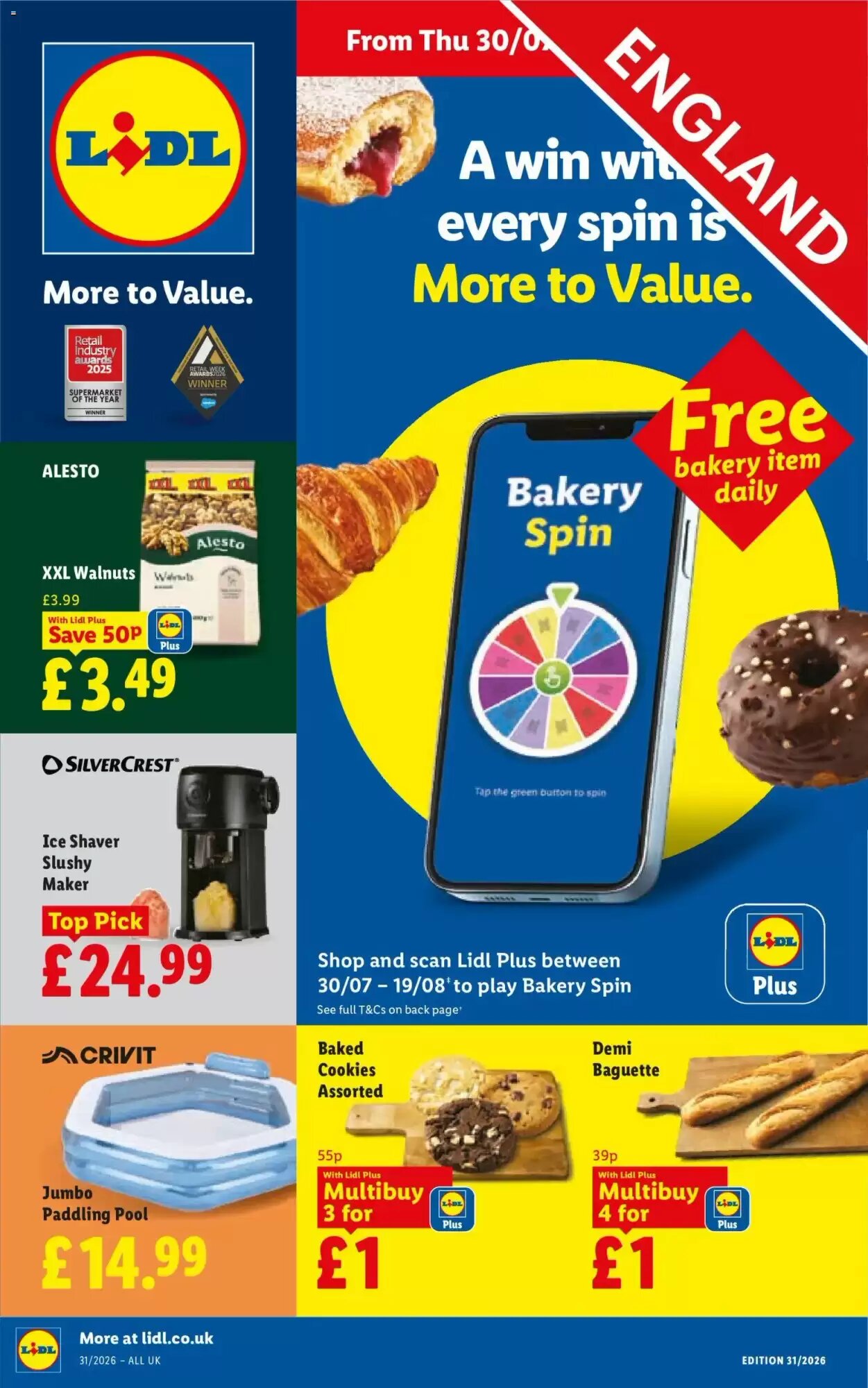 Lidl offers valid from 30/07/2026 - Page 1.