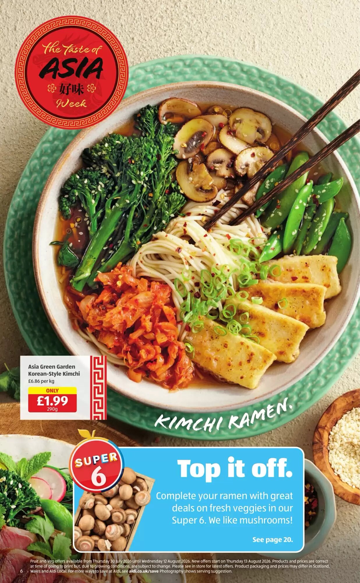 Aldi offers valid from 30/07/2026 - Page 6.