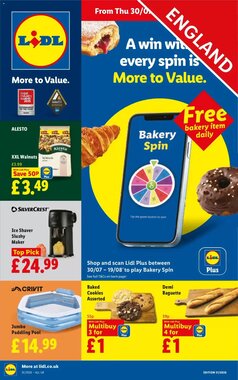 Lidl offers valid from 30/07/2026
