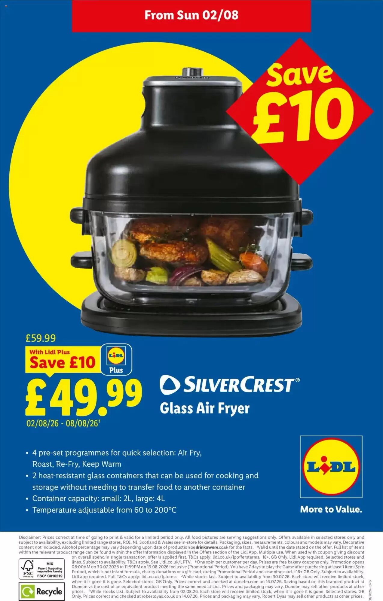 Lidl offers valid from 30/07/2026 - Page 9.
