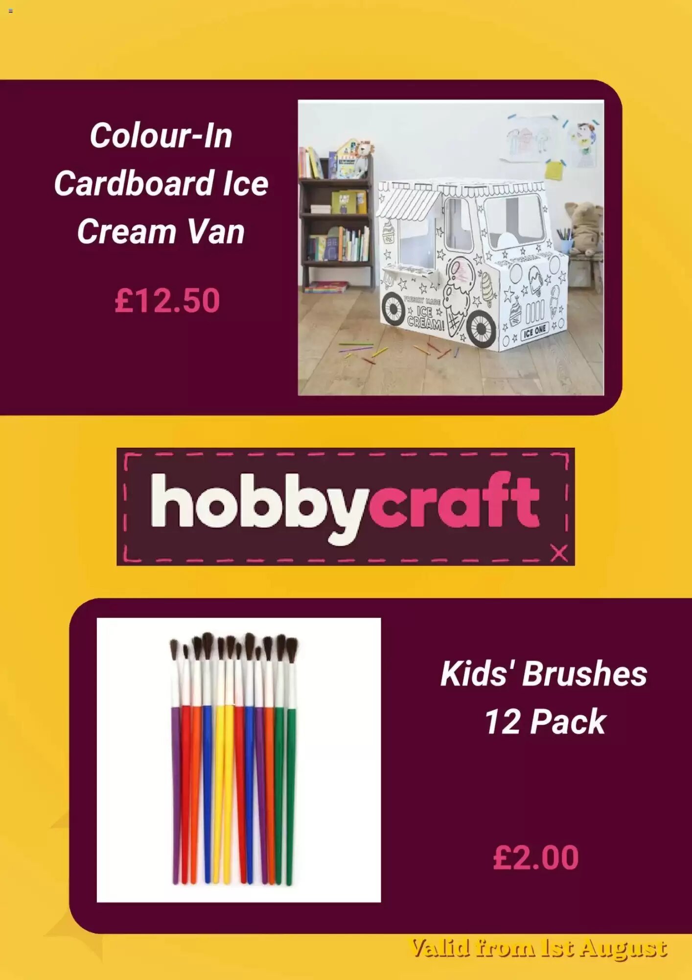 Hobbycraft offers valid from 01/08/2026 - Page 5.