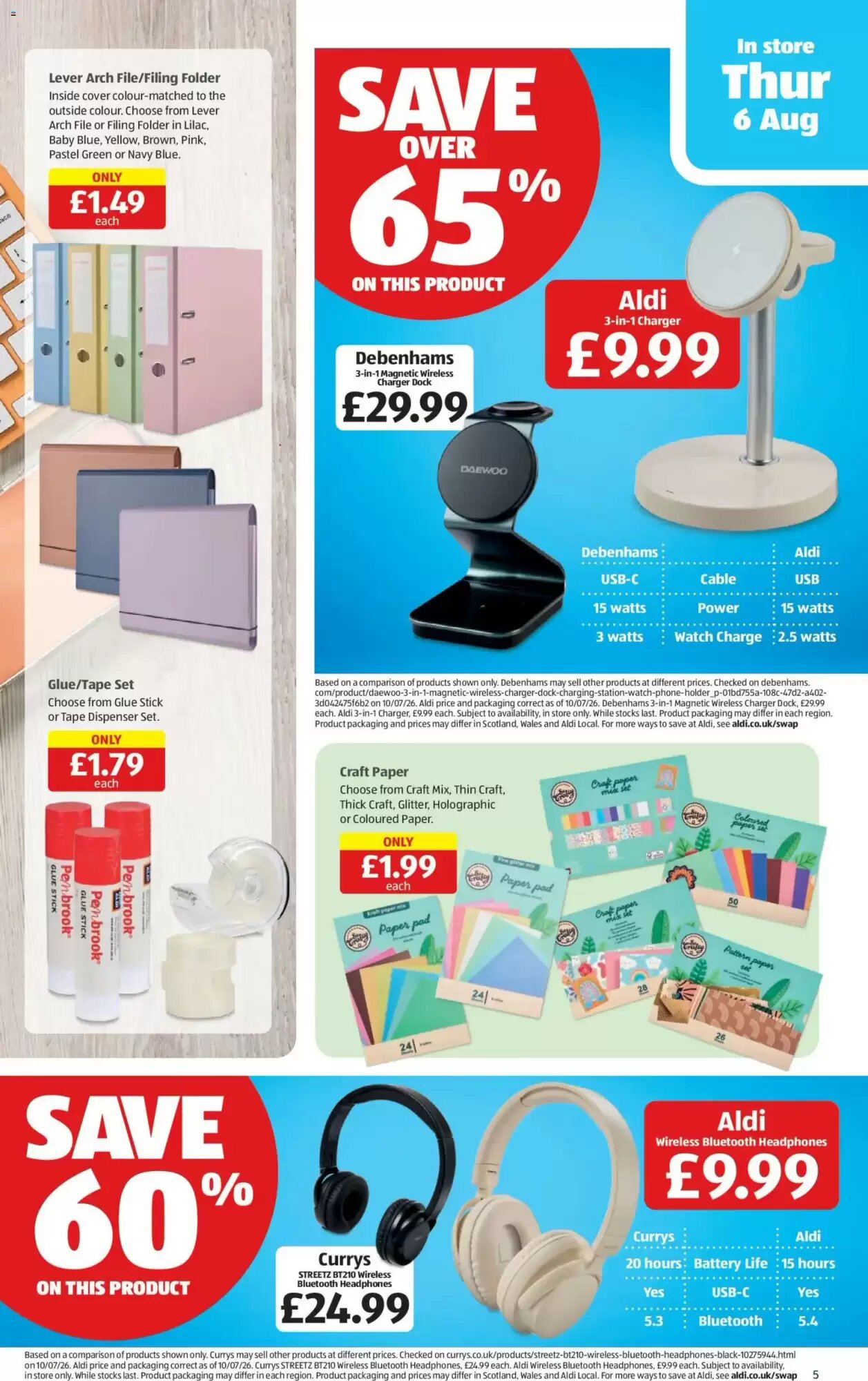 Aldi offers valid from 03/08/2026 - Page 5.