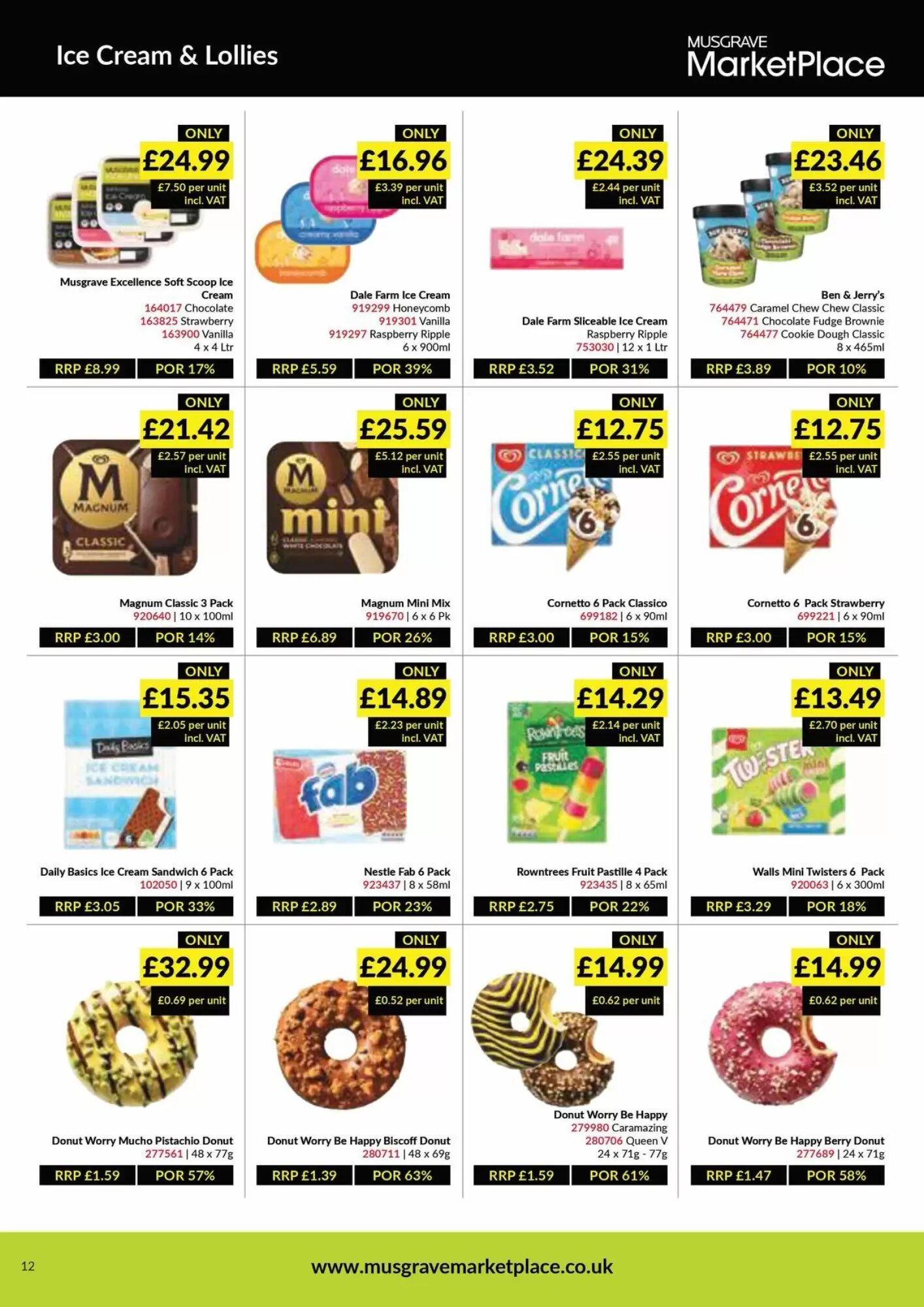 Musgrave MarketPlace offers valid from 03/08/2026 - Page 12.