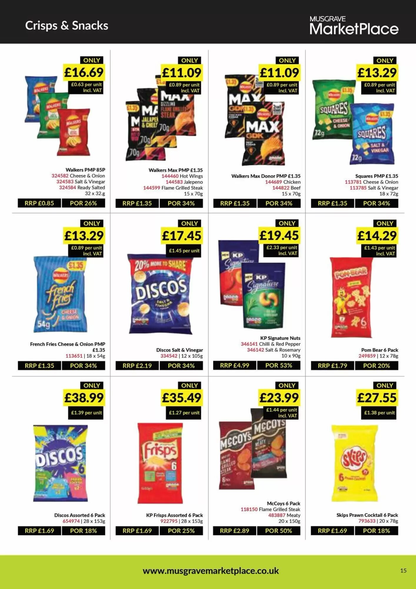 Musgrave MarketPlace offers valid from 03/08/2026 - Page 15.