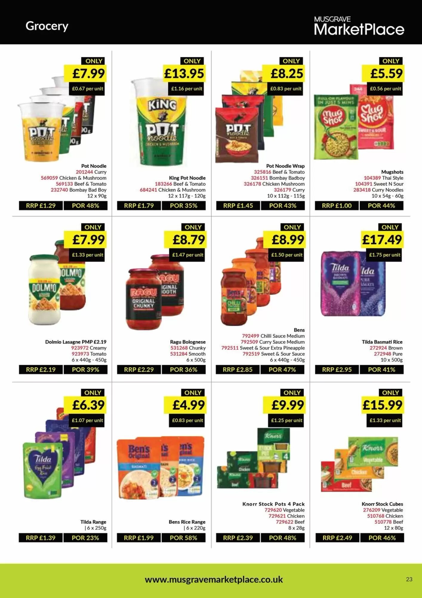 Musgrave MarketPlace offers valid from 03/08/2026 - Page 23.