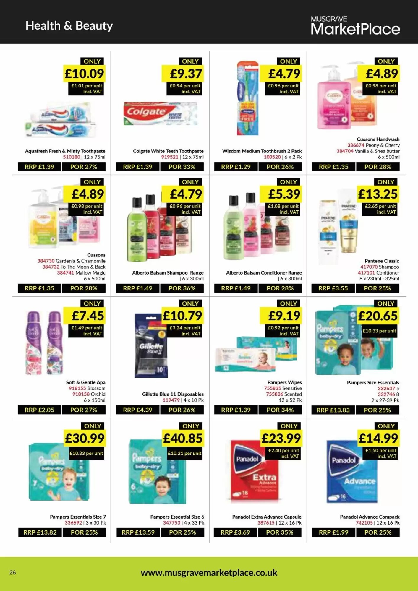 Musgrave MarketPlace offers valid from 03/08/2026 - Page 26.