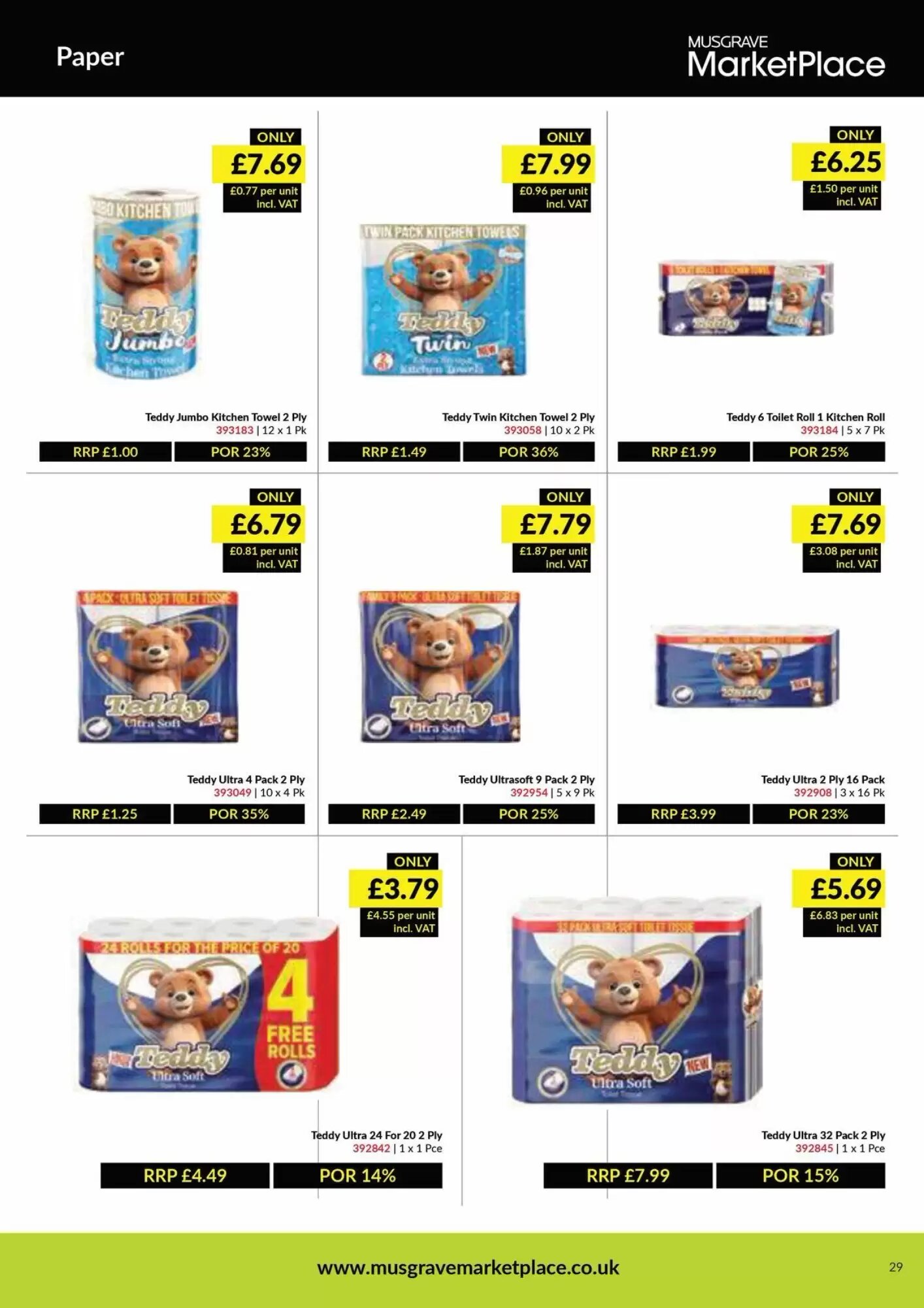 Musgrave MarketPlace offers valid from 03/08/2026 - Page 29.