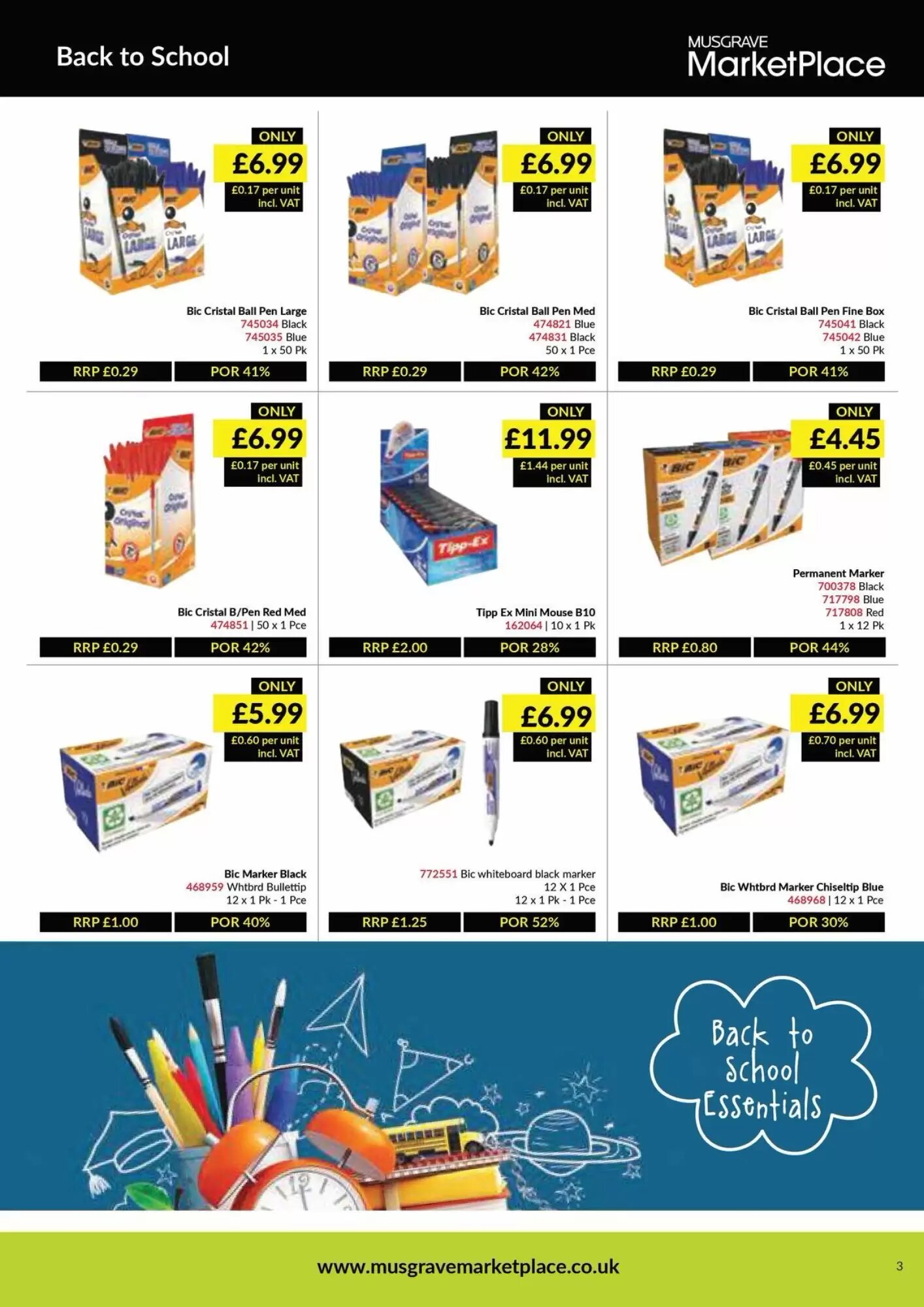 Musgrave MarketPlace offers valid from 03/08/2026 - Page 3.