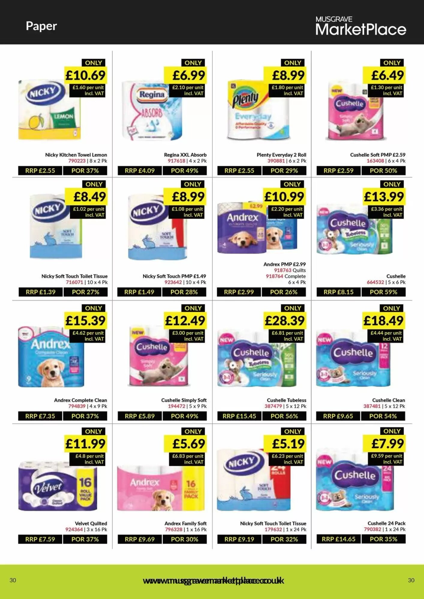 Musgrave MarketPlace offers valid from 03/08/2026 - Page 30.