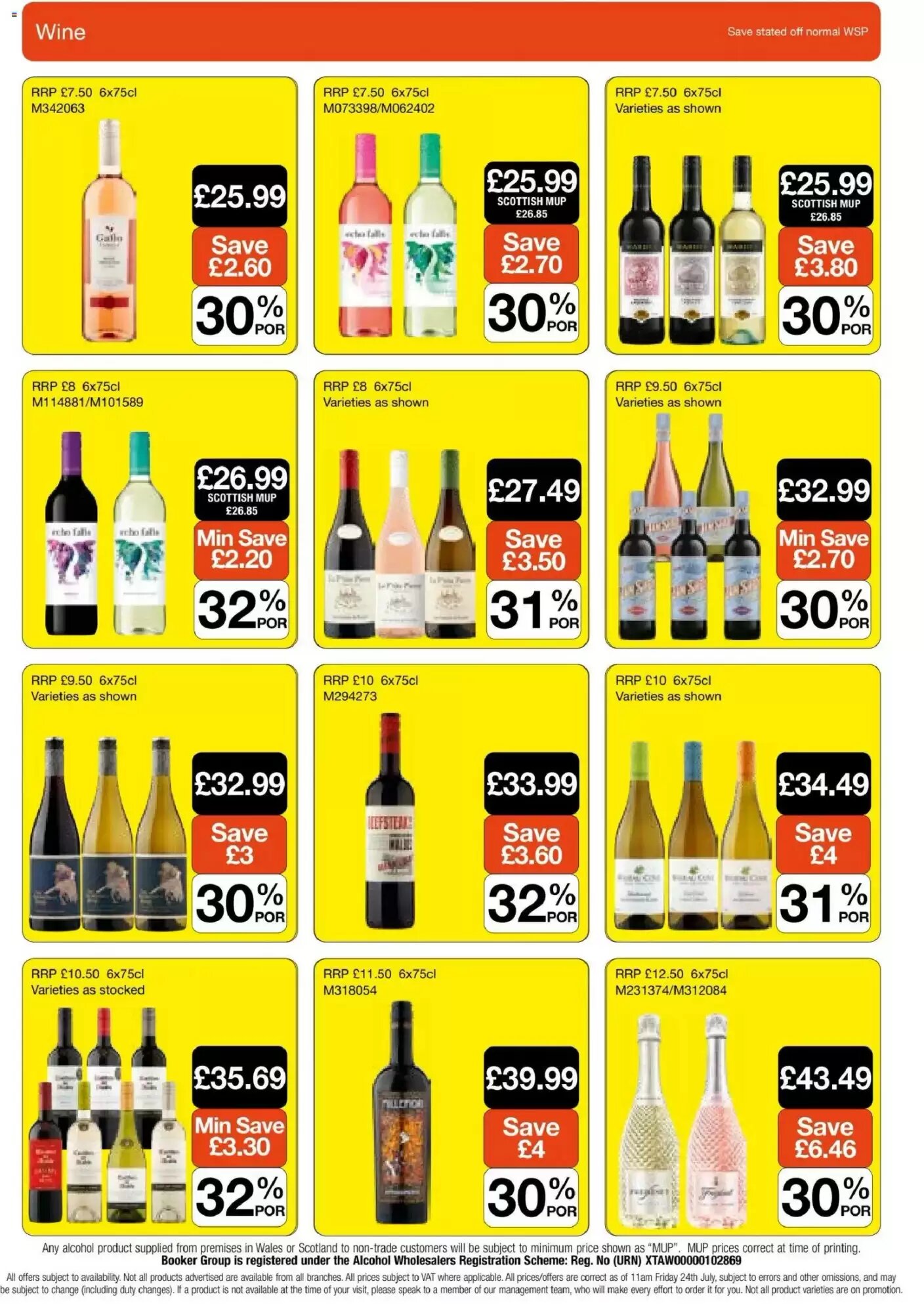 Booker Wholesale offers valid from 12/08/2026 - Page 16.