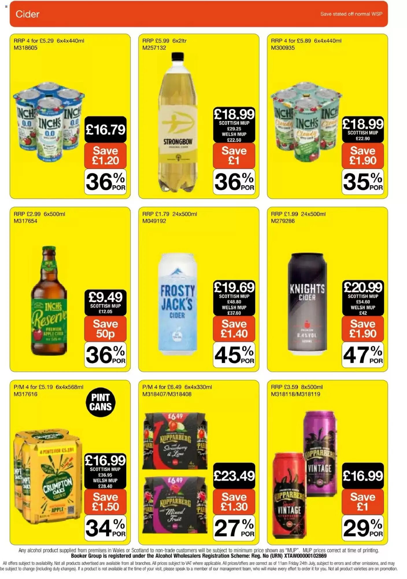 Booker Wholesale offers valid from 12/08/2026 - Page 22.
