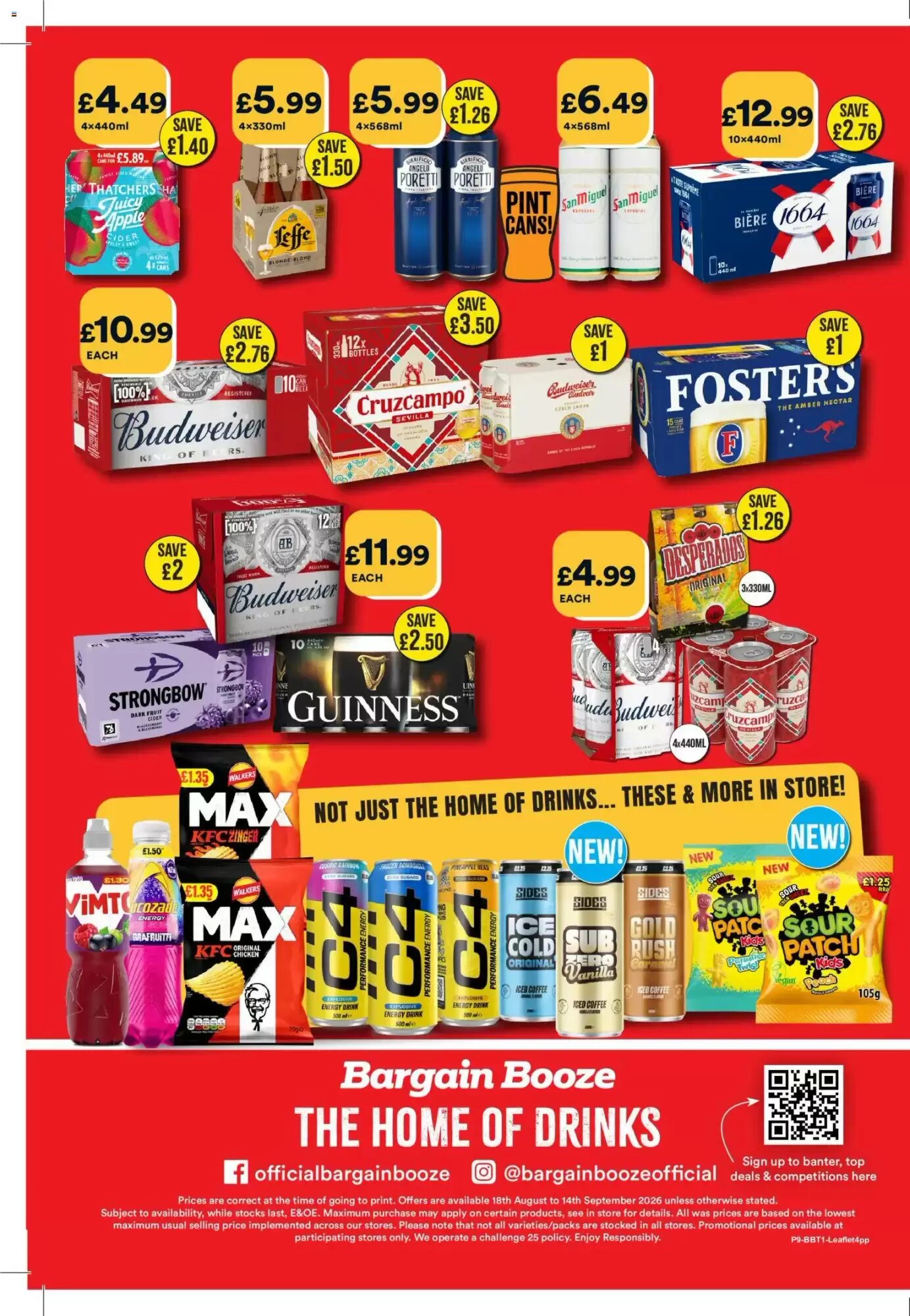 Bargain Booze offers valid from 18/08/2026 - Page 1.
