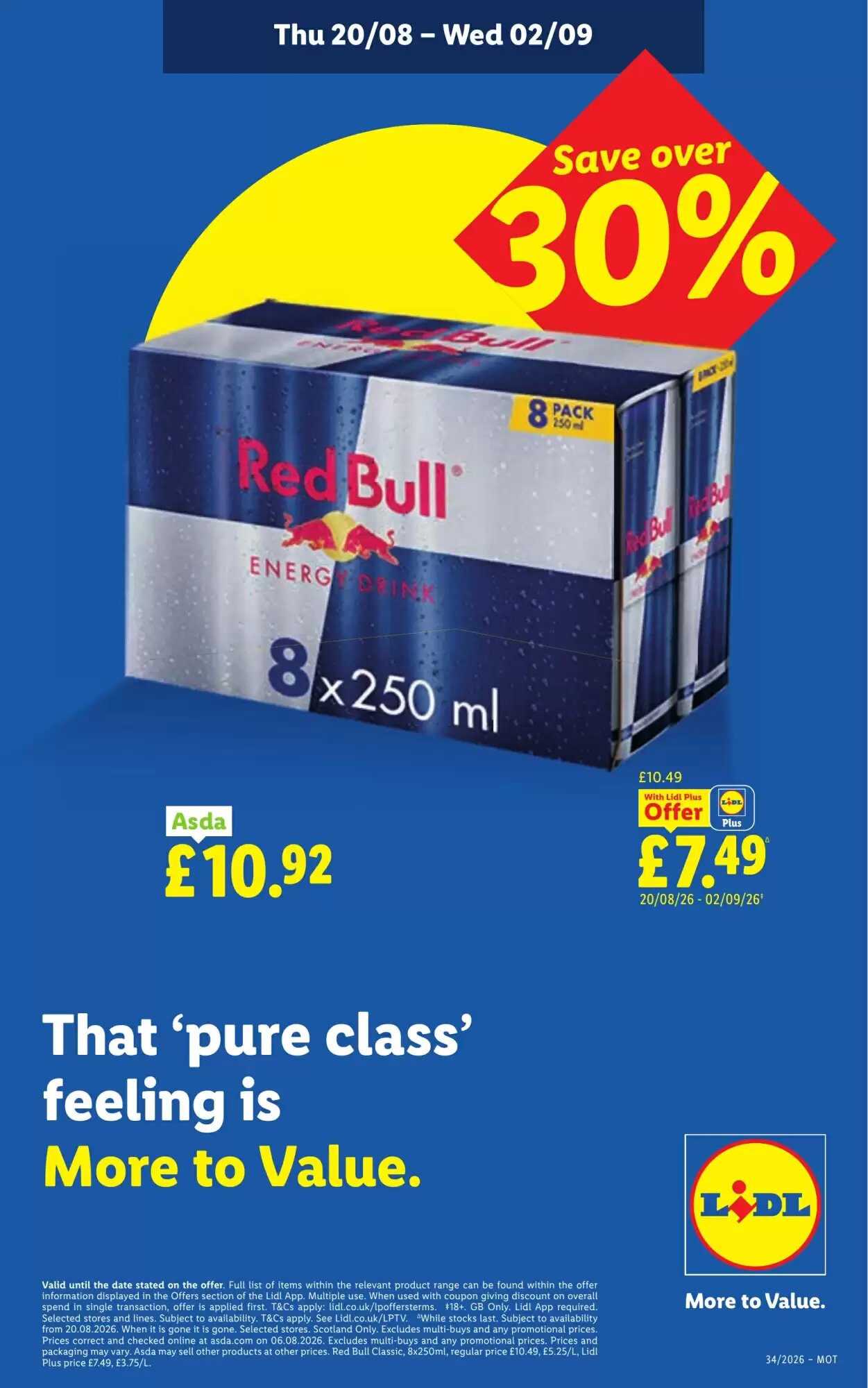 Lidl offers valid from 20/08/2026 - Page 30.