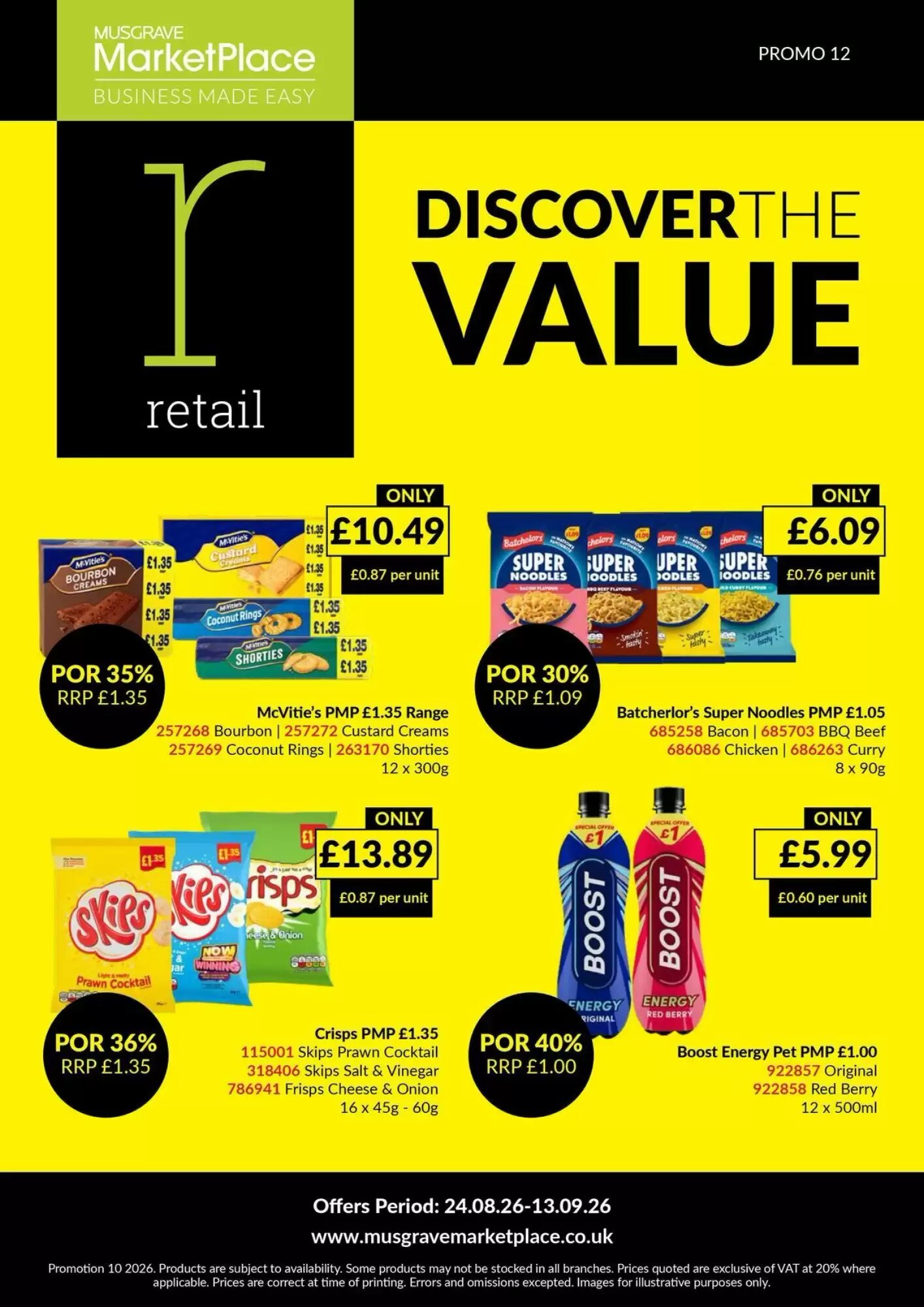 Musgrave MarketPlace offers valid from 24/08/2026 - Page 1.