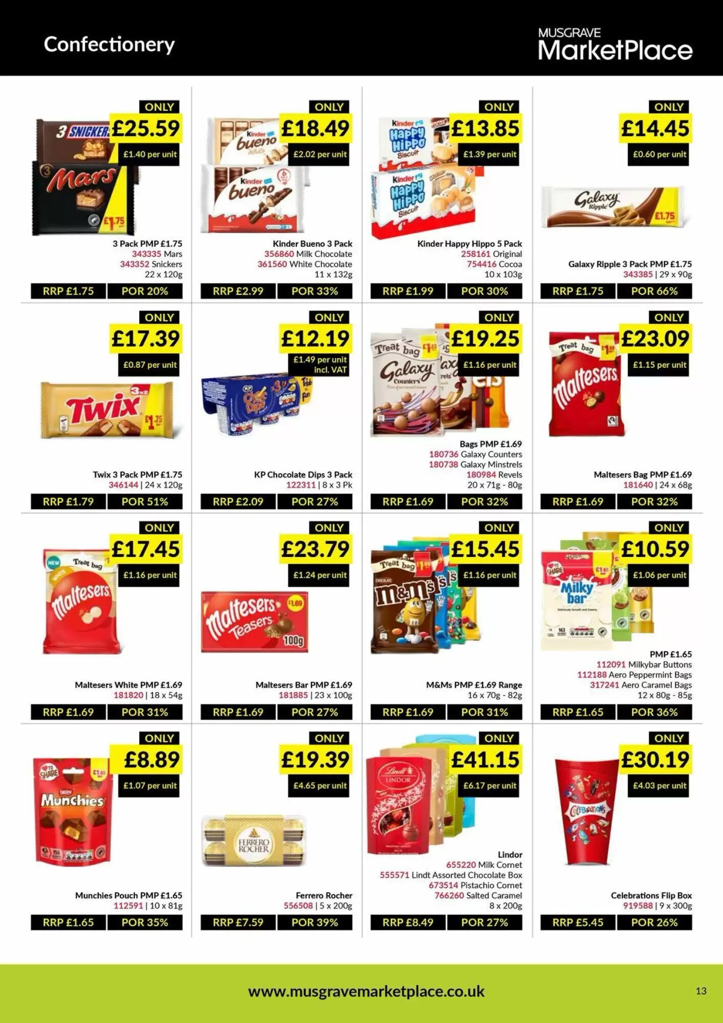 Musgrave MarketPlace offers valid from 24/08/2026 - Page 13.