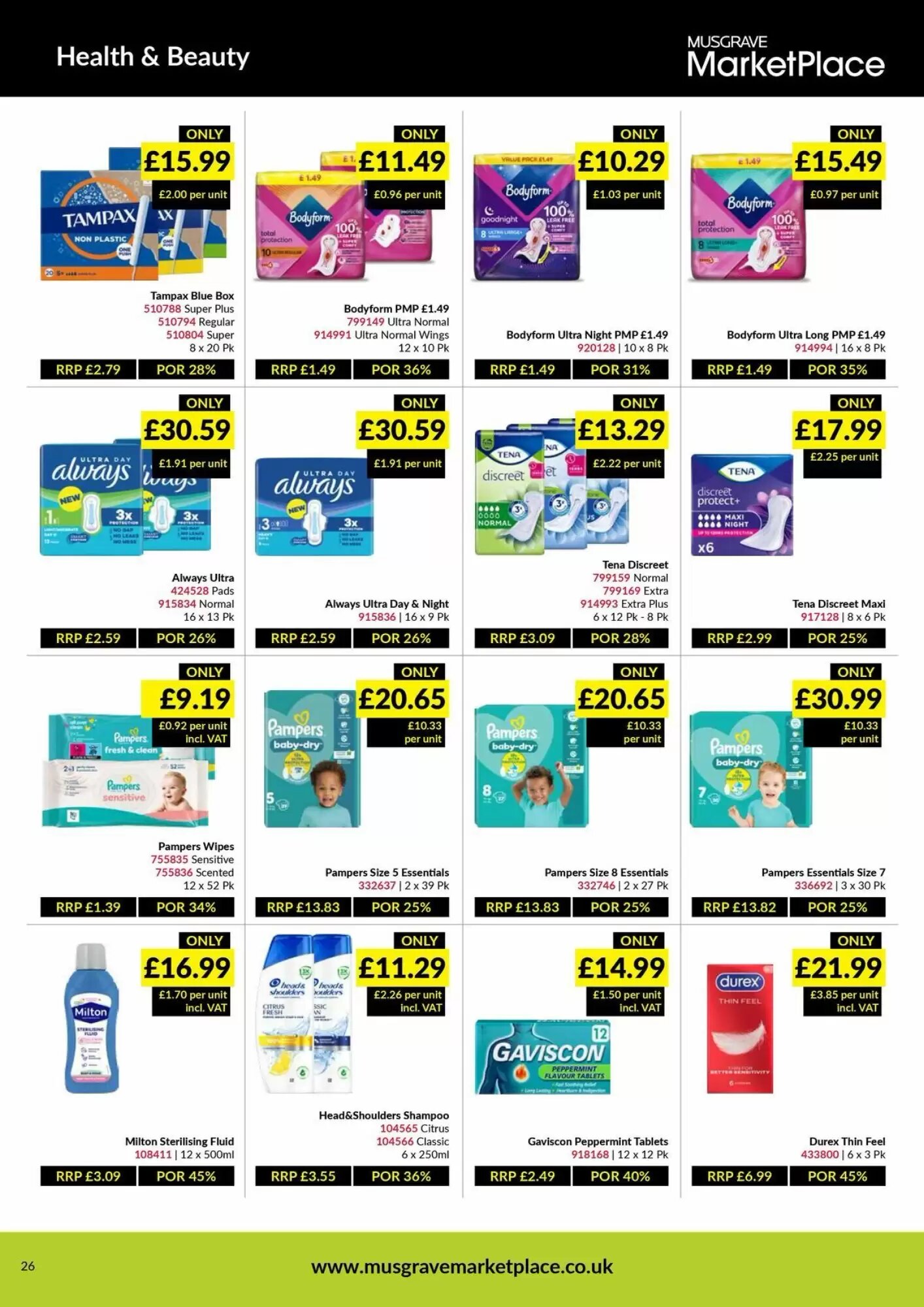Musgrave MarketPlace offers valid from 24/08/2026 - Page 26.