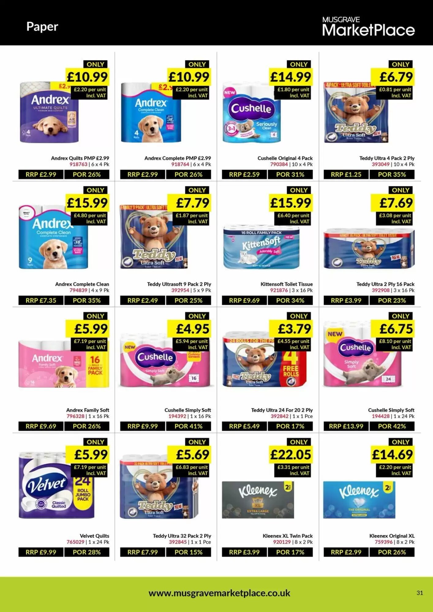 Musgrave MarketPlace offers valid from 24/08/2026 - Page 31.