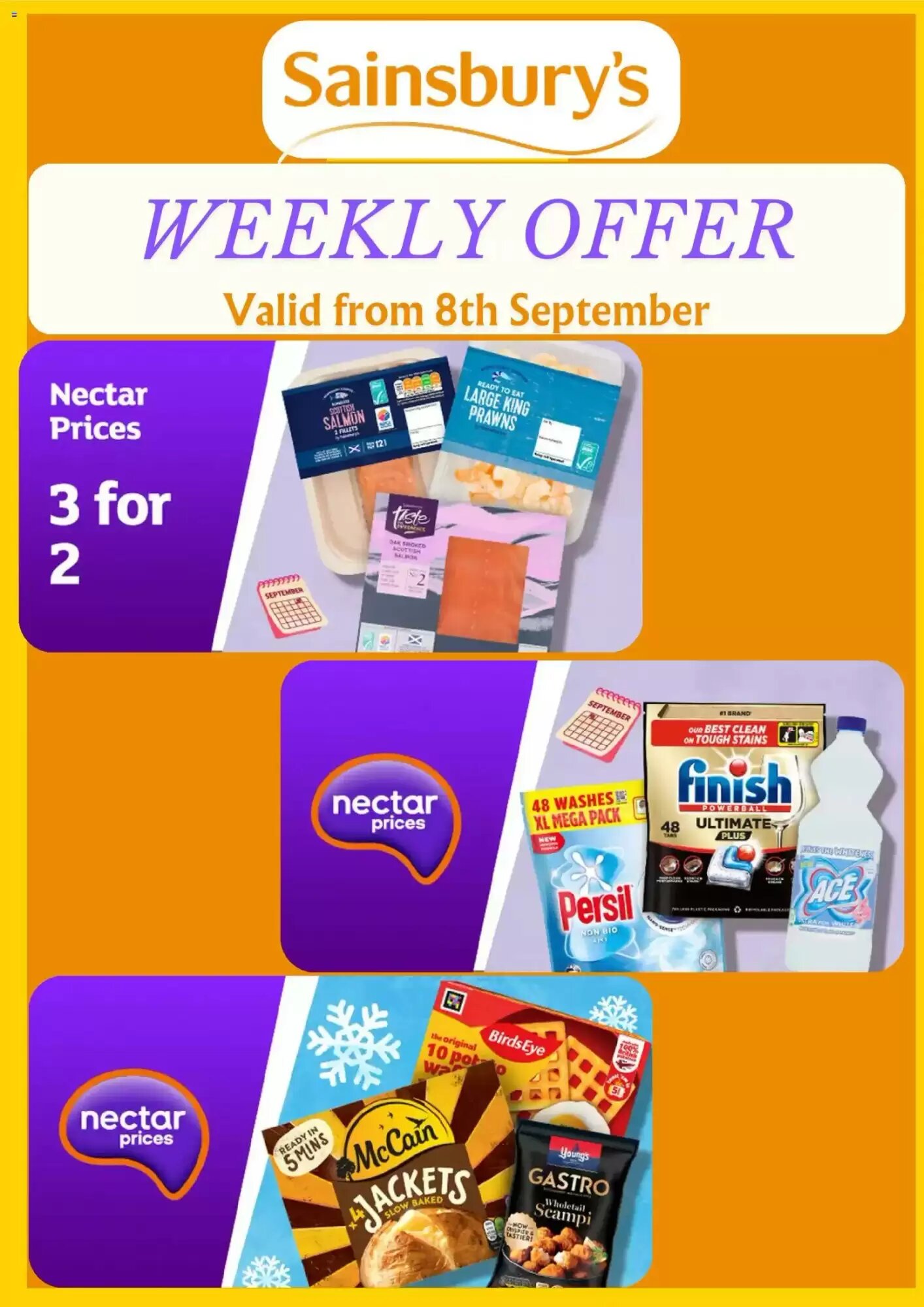 Sainsbury's offers valid from 08/09/2026 - Page 1.
