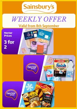 Sainsbury's offers valid from 08/09/2026
