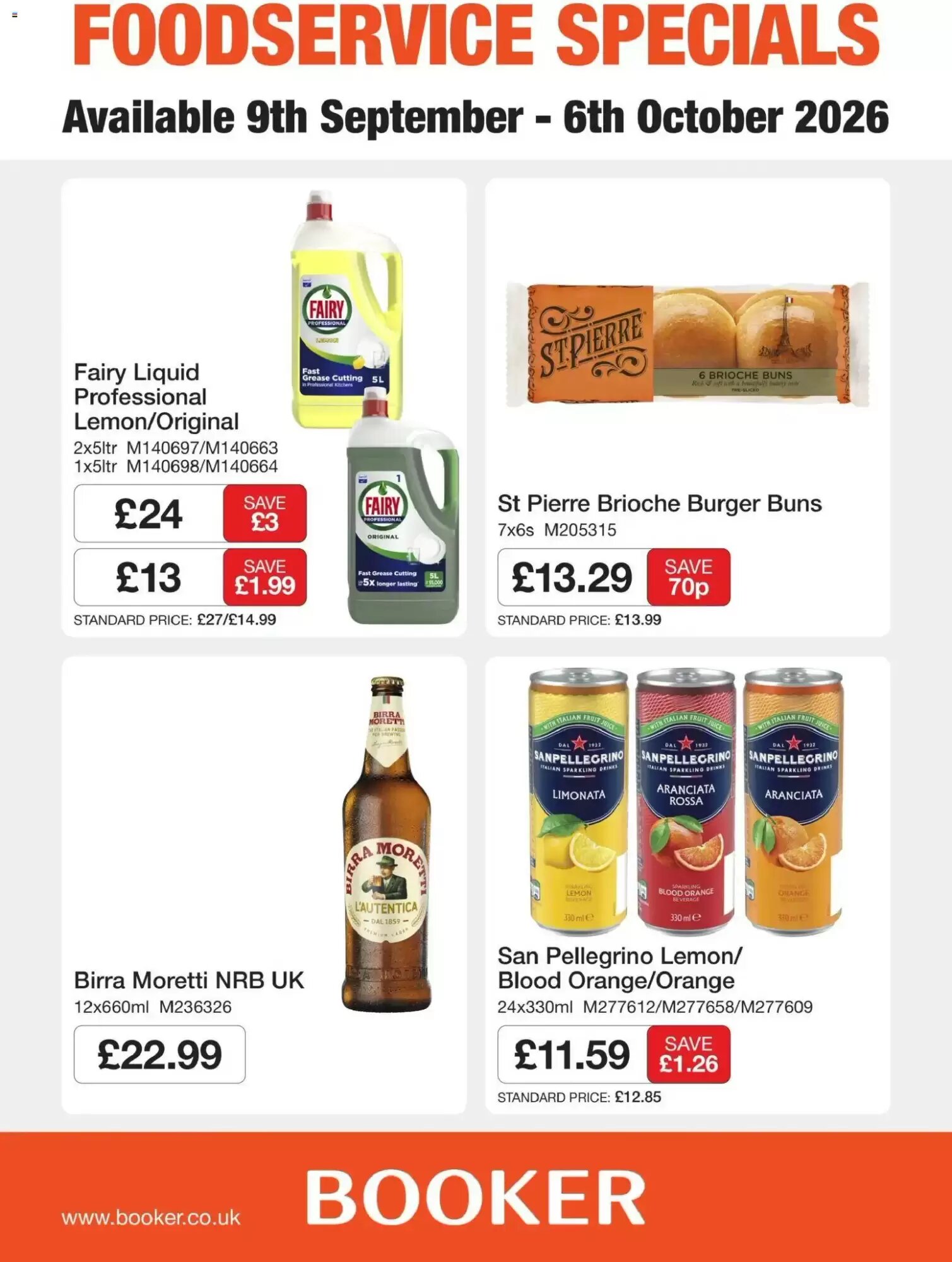 Booker Wholesale offers valid from 09/09/2026 - Page 1.