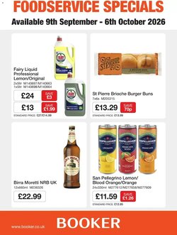 Booker Wholesale offers valid from 09/09/2026