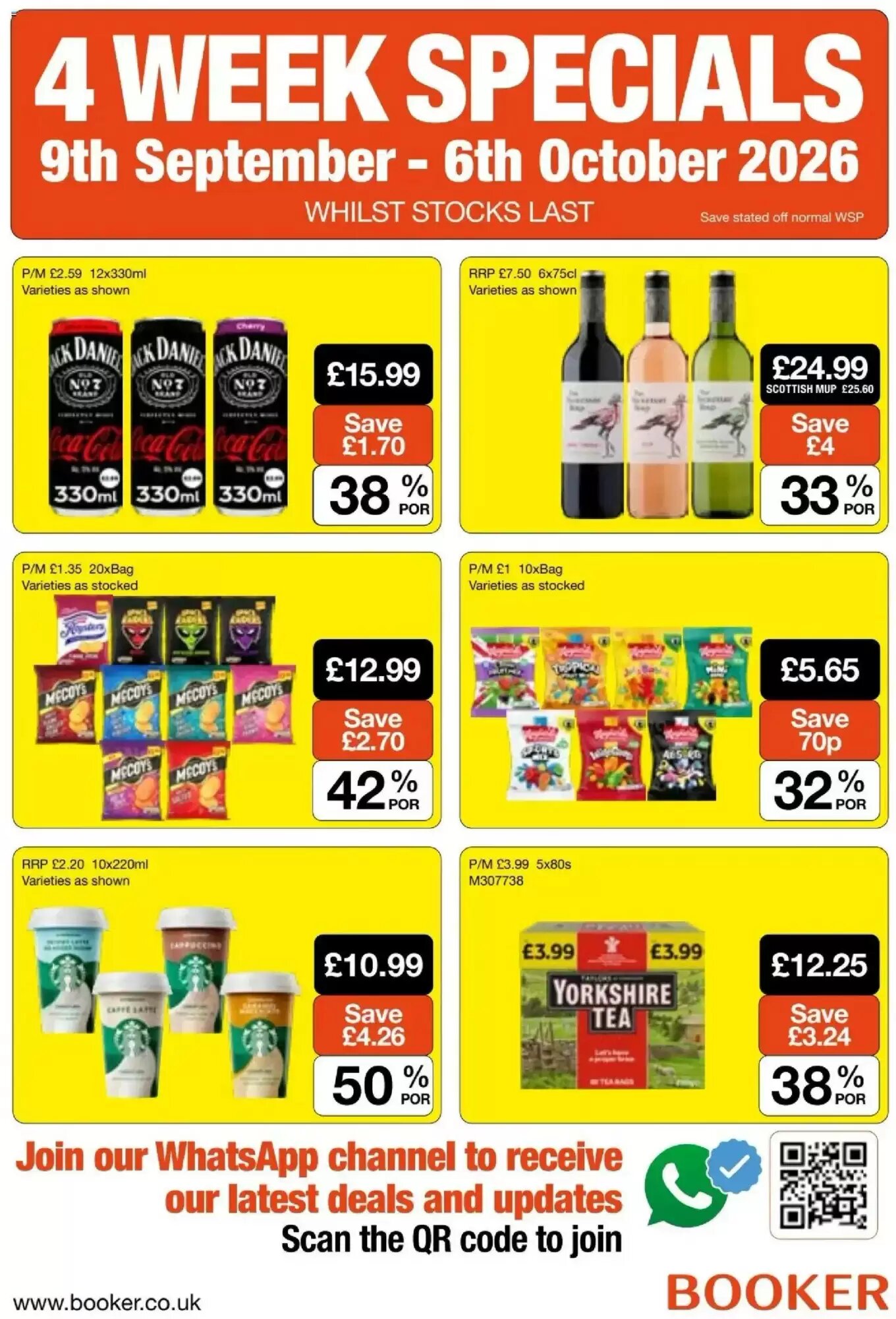 Booker Wholesale offers valid from 09/09/2026 - Page 1.