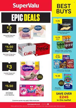 SuperValu offers valid from 13/09/2026