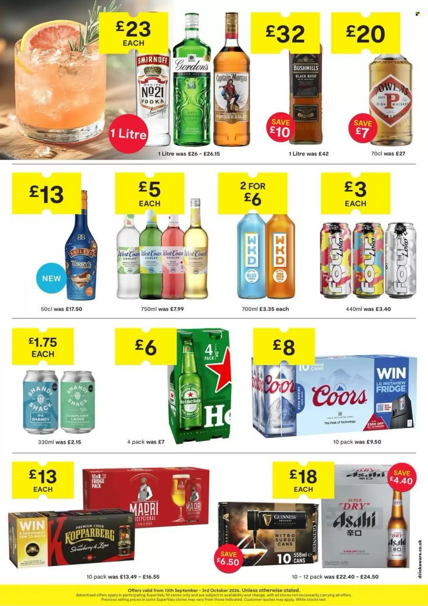 SuperValu offers valid from 13/09/2026 - Page 27.