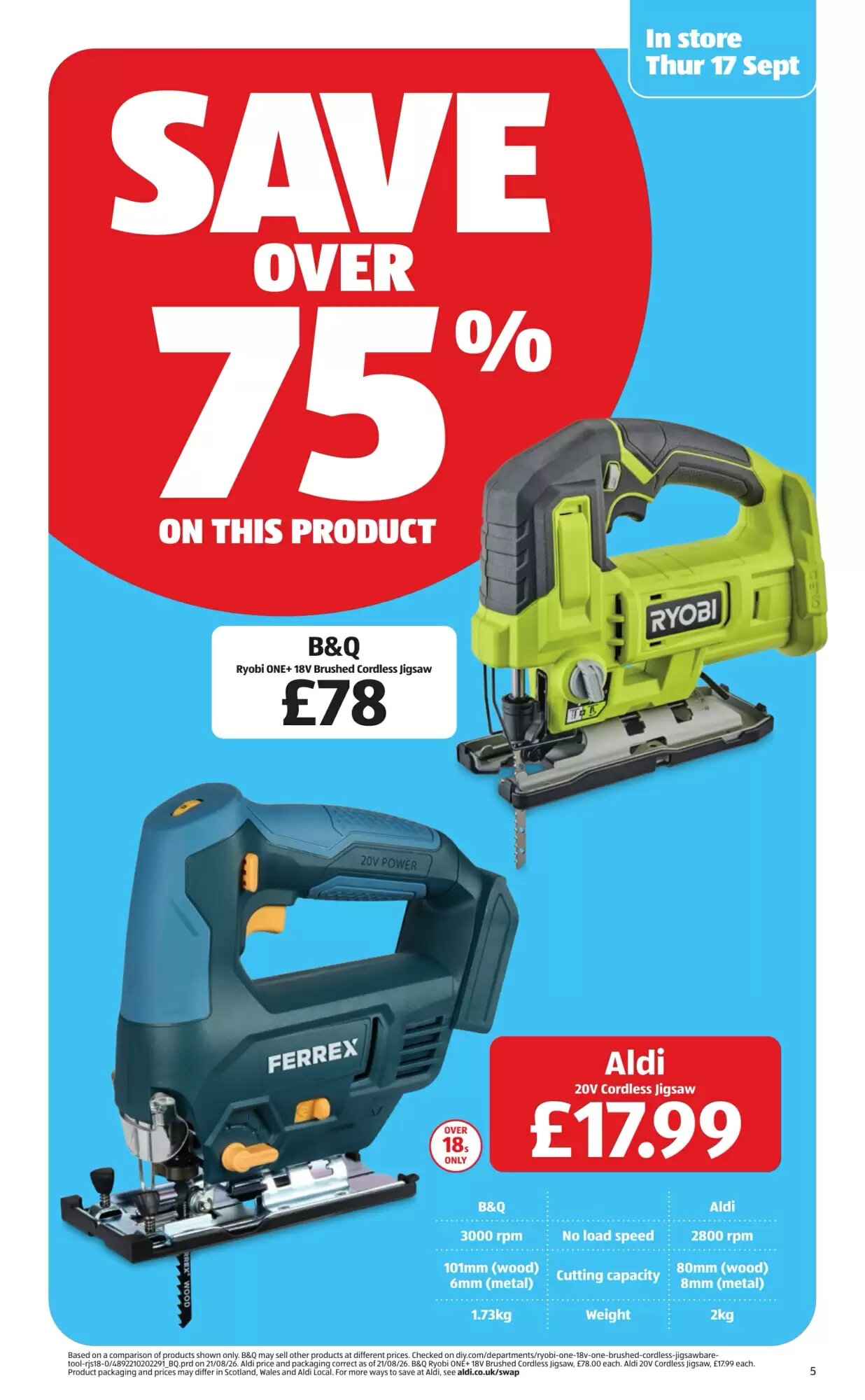 Aldi offers valid from 17/09/2026 - Page 5.