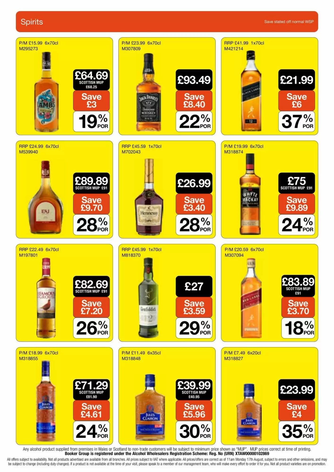 Booker Wholesale offers valid from 25/09/2026 - Page 18.