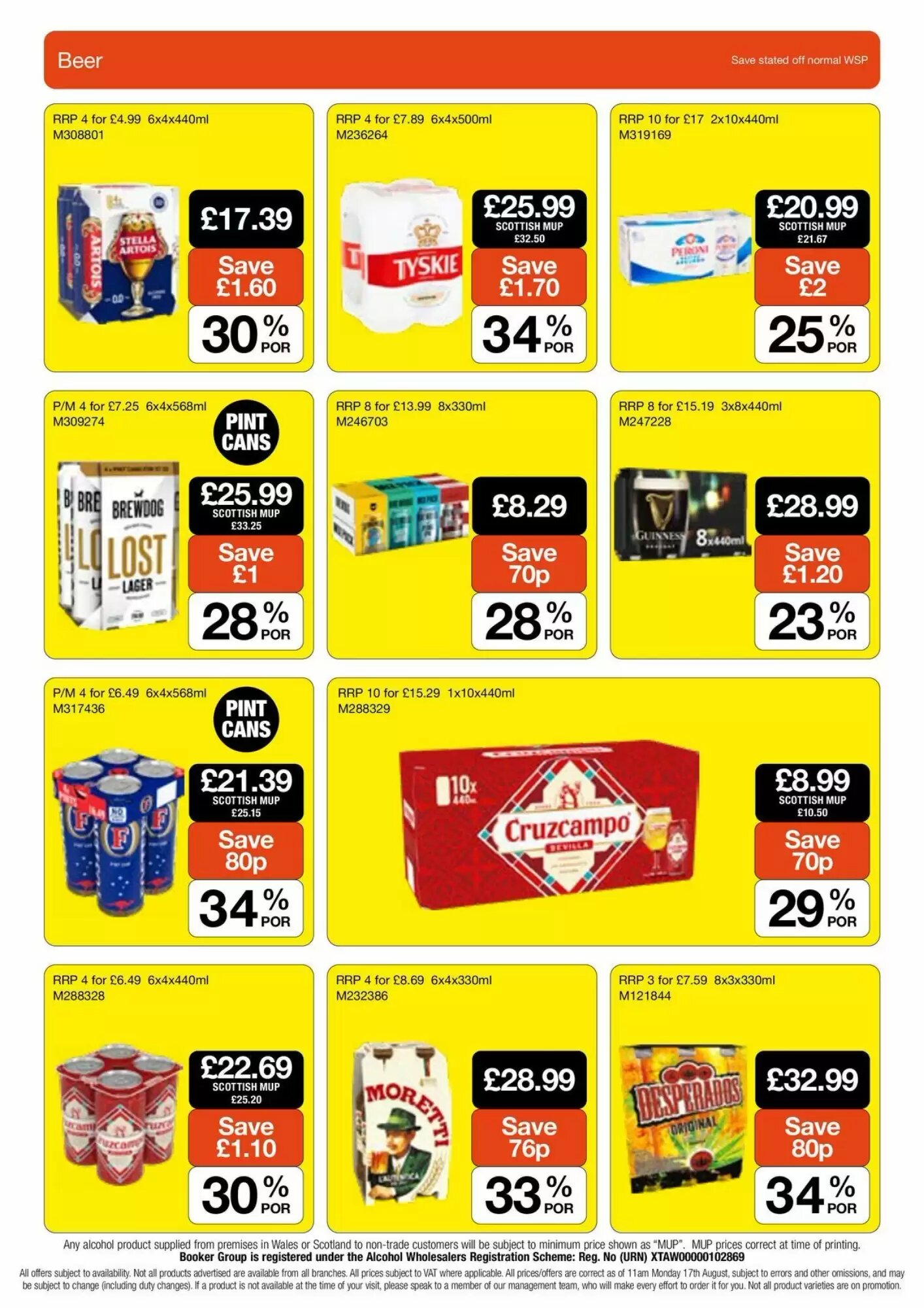 Booker Wholesale offers valid from 25/09/2026 - Page 20.