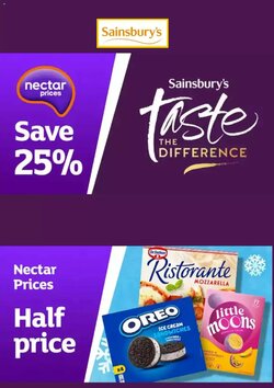 Sainsbury's offers valid from 05/10/2026