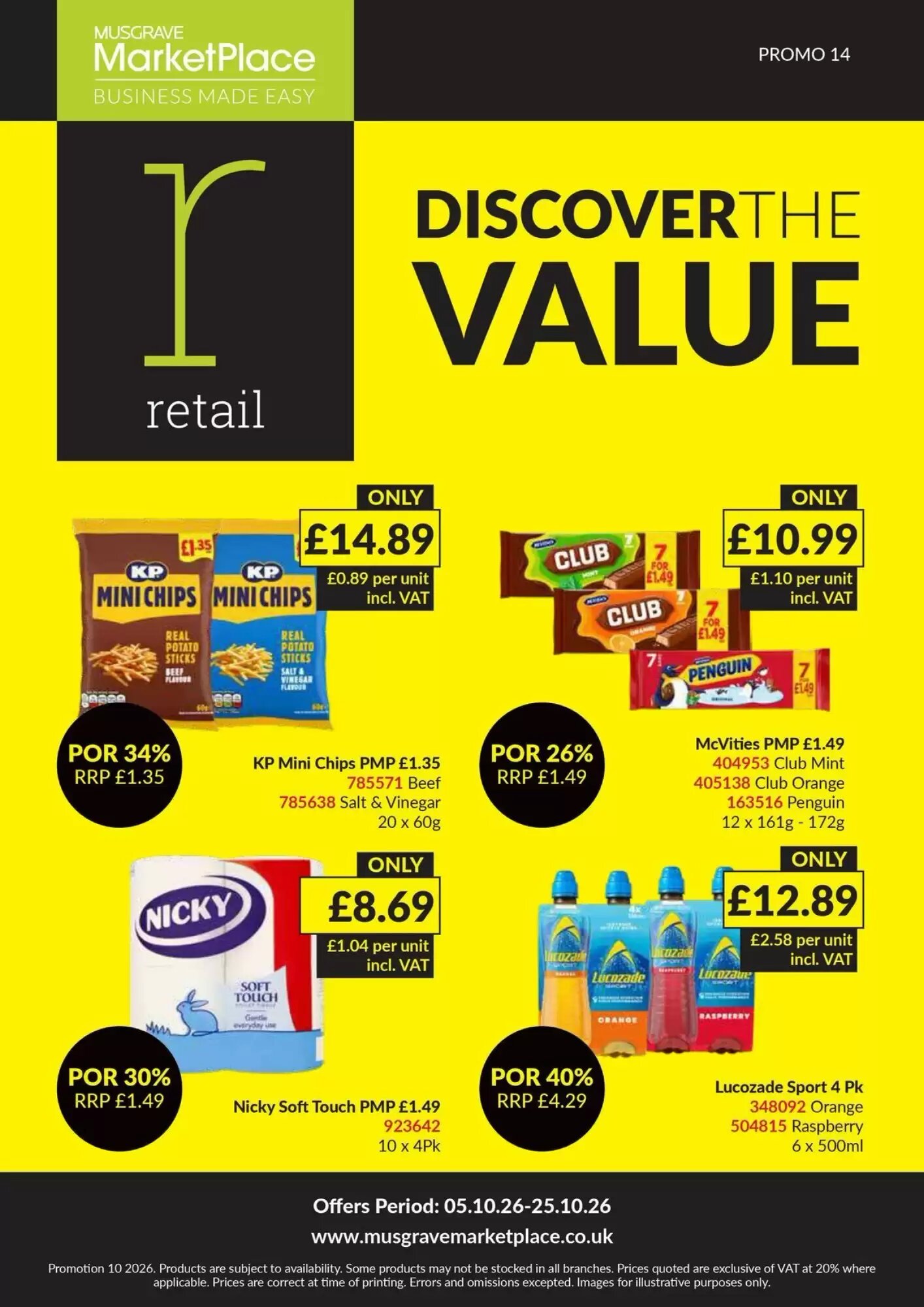 Musgrave MarketPlace offers valid from 05/10/2026 - Page 1.